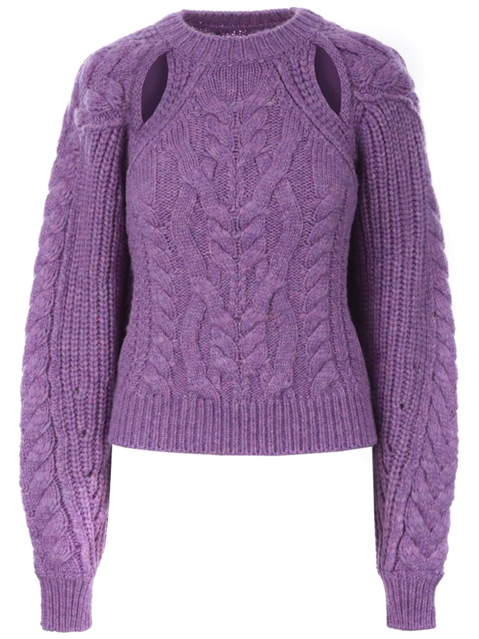Isabel Marant Purple Wool Blend Jumper
