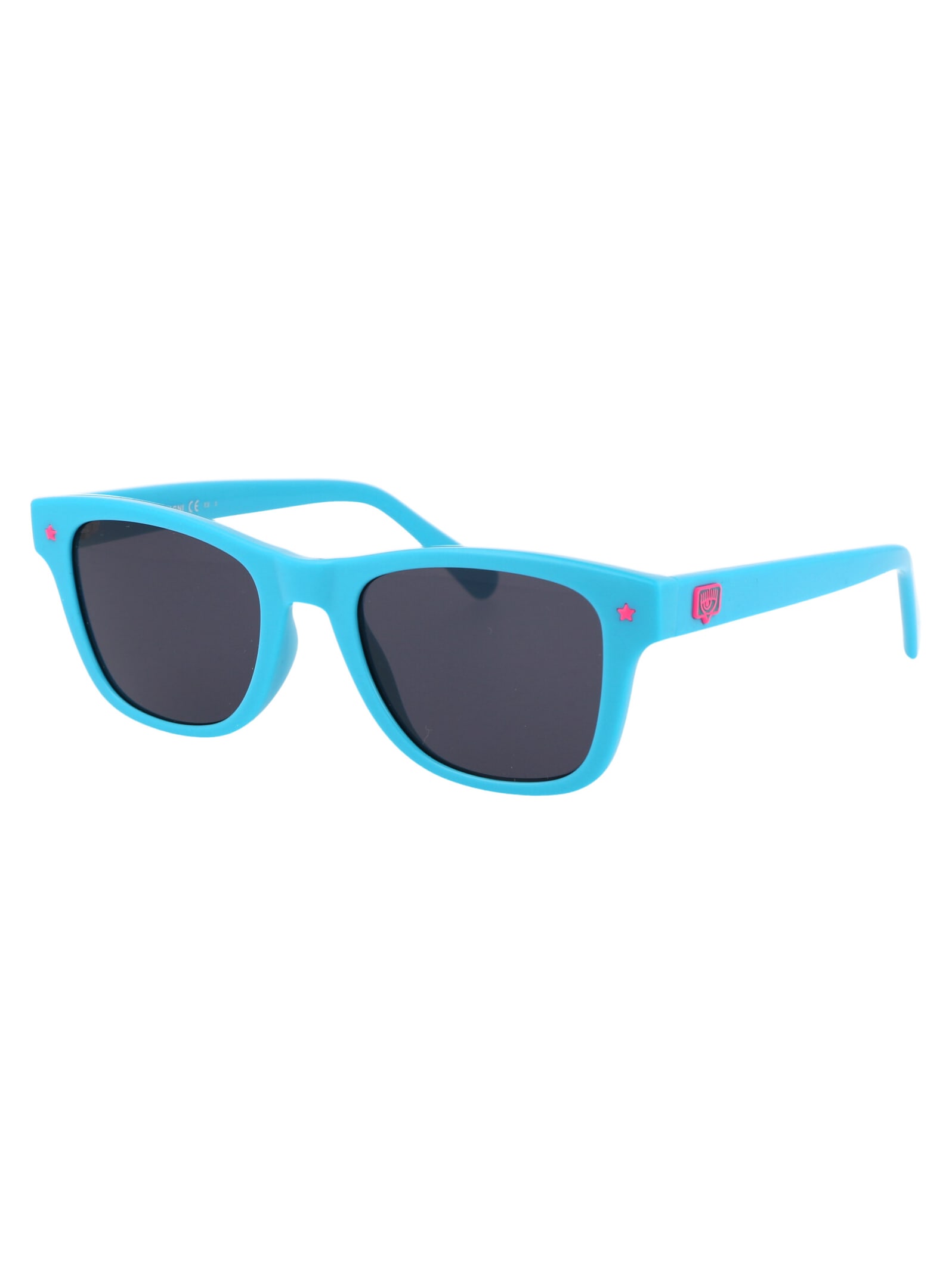 Shop Chiara Ferragni Cf 1006/s Sunglasses In Mvuir Azure