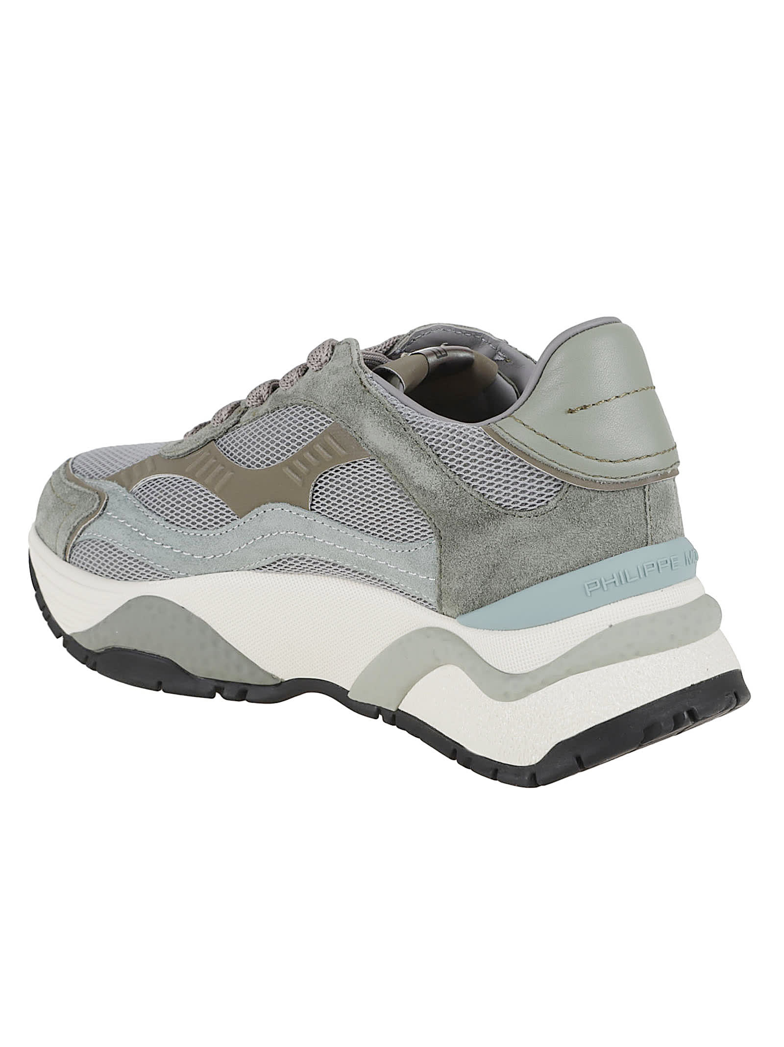 Philippe Model Low Top Sneakers For Women In Gray