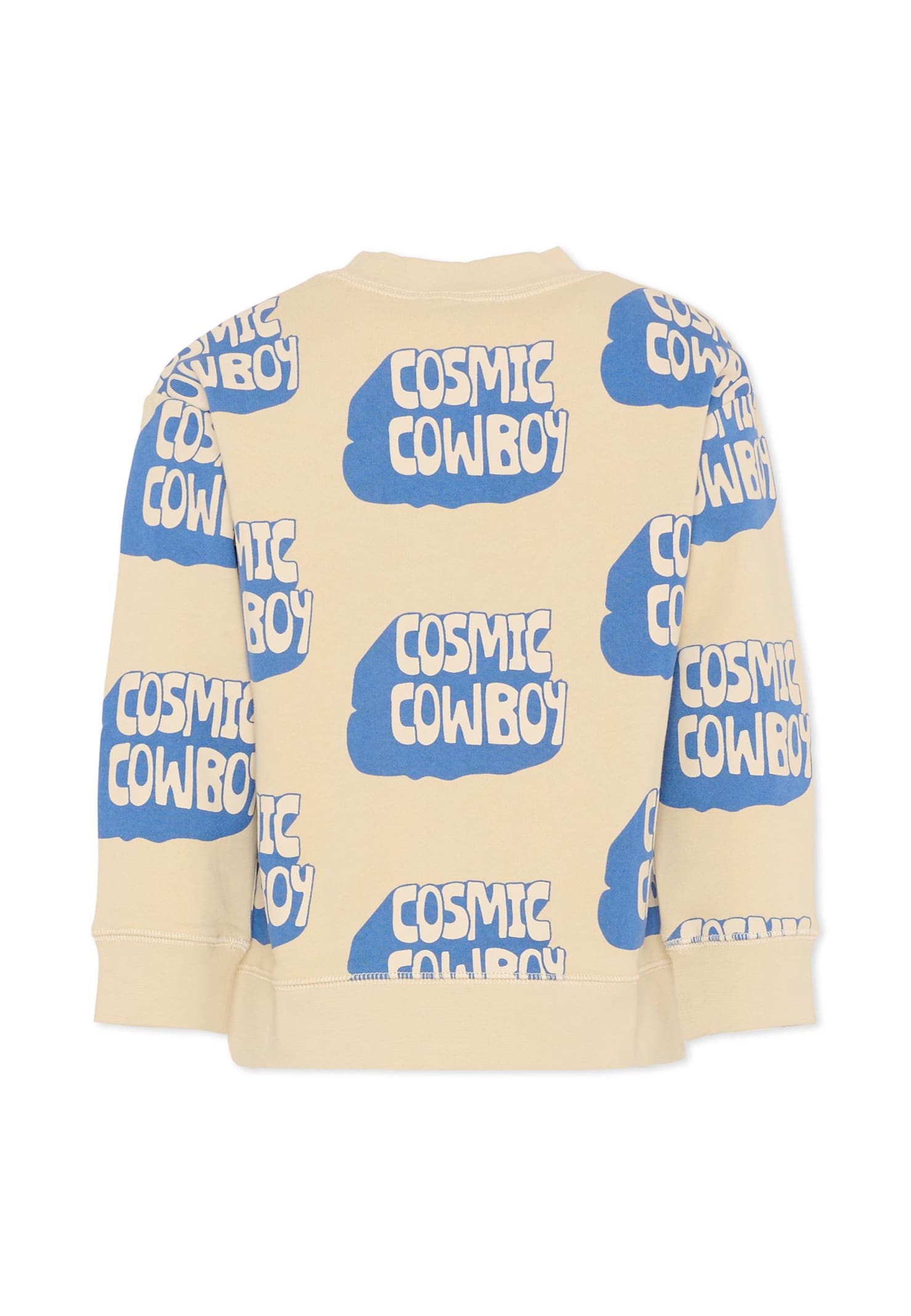 Stella Mccartney Beige Sweatshirt For Boy With Writing In Neutral