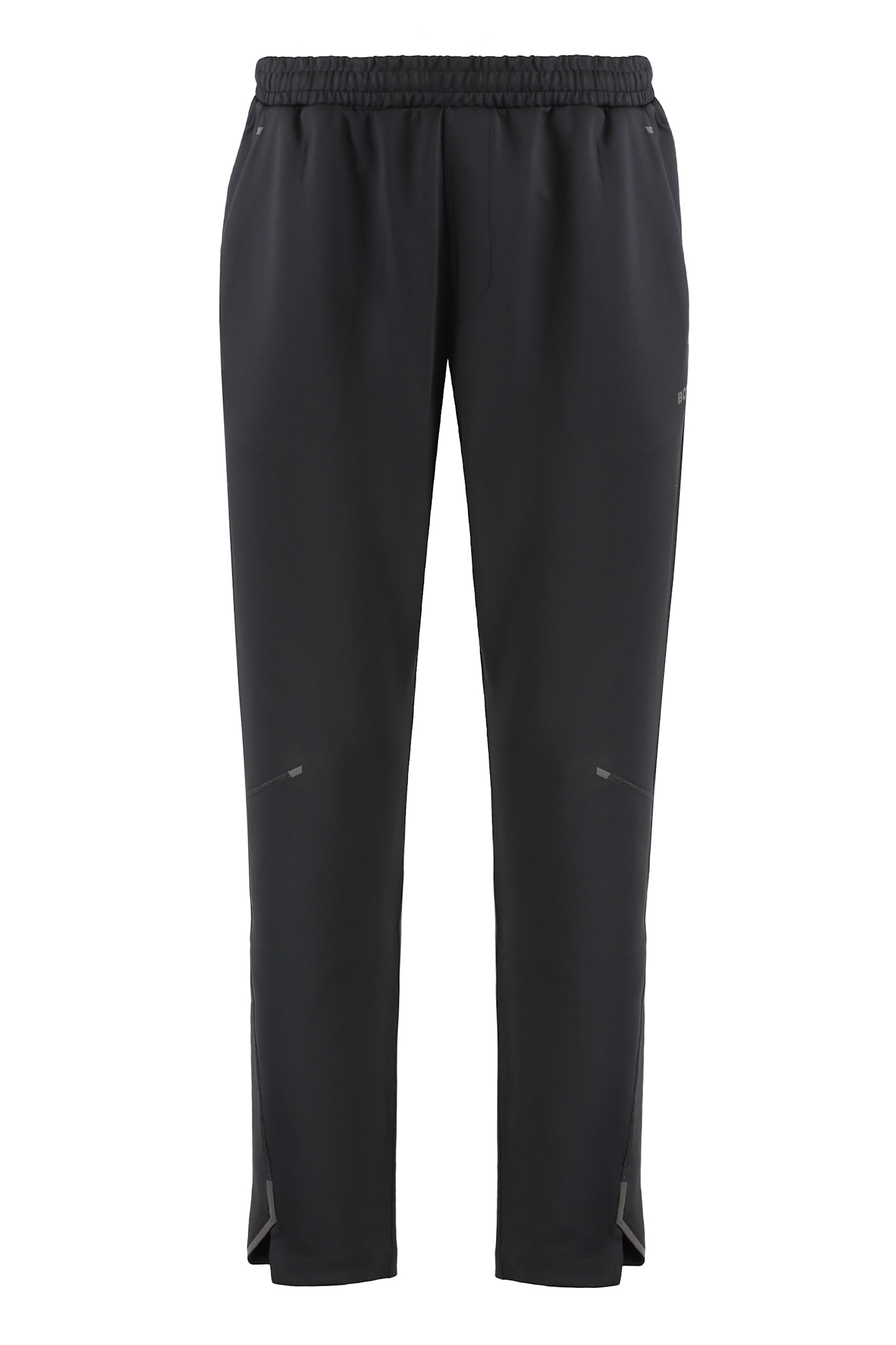 Hugo Boss Boss Track-pants In Technical Fabric In Black