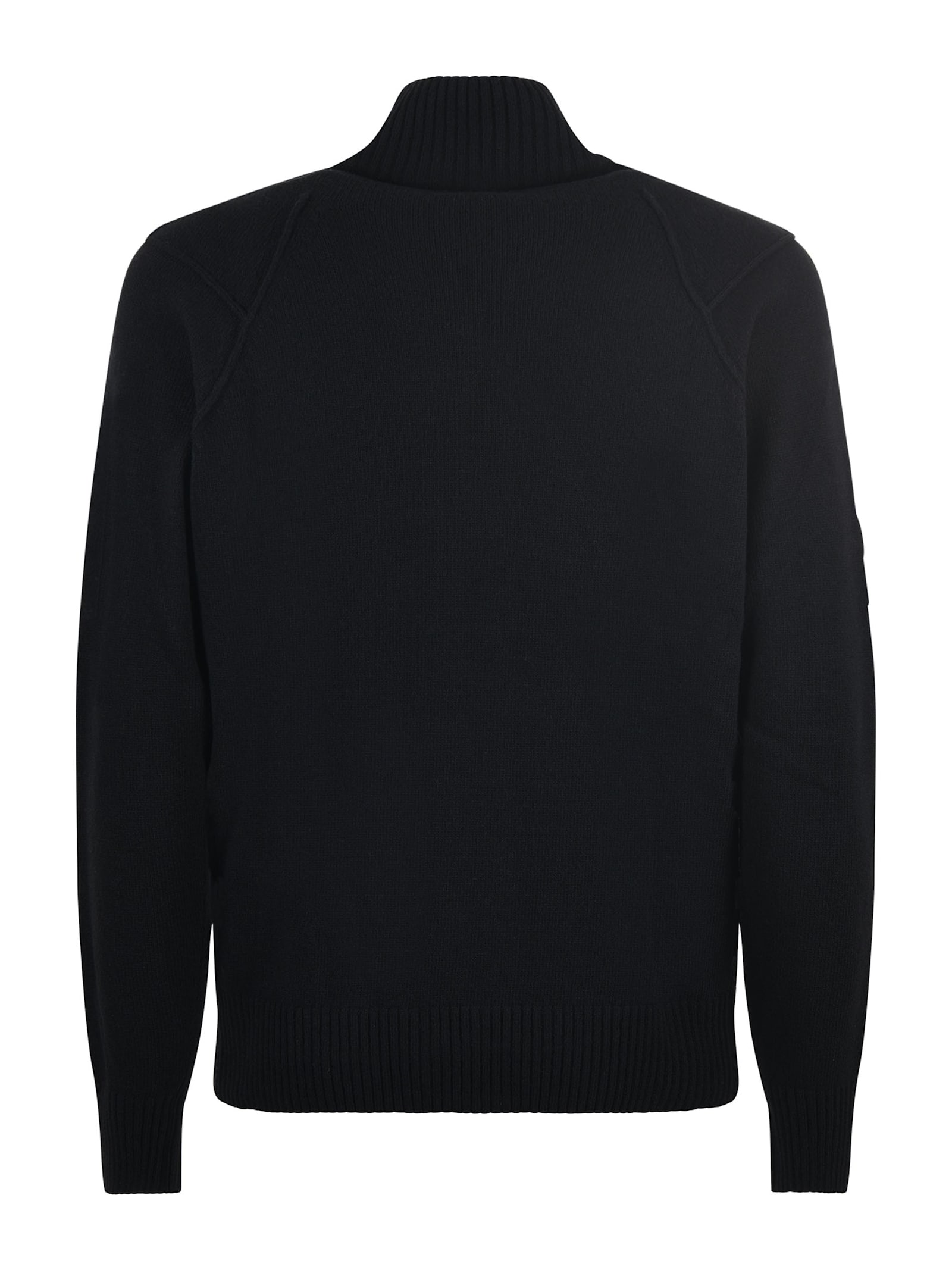 Shop C.p. Company Cardigan  In Black