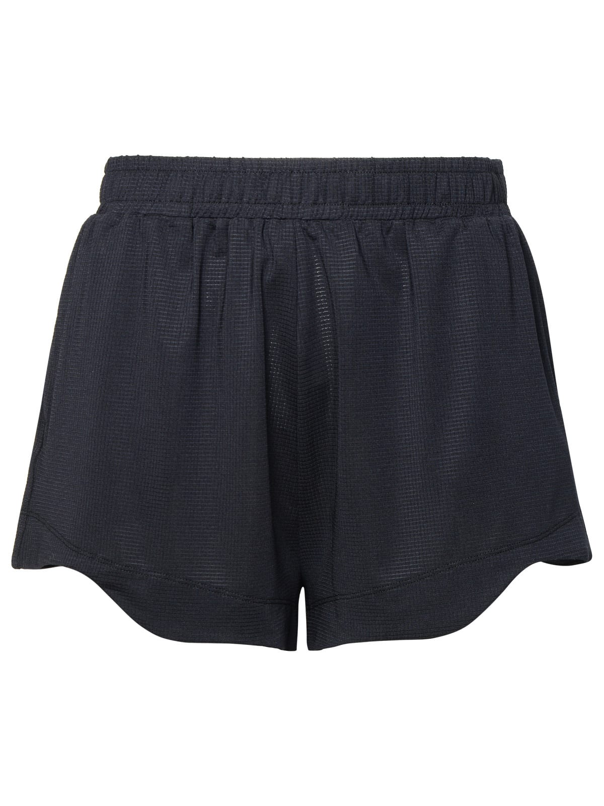 active Shorts In Black Recycled Polyester Blend