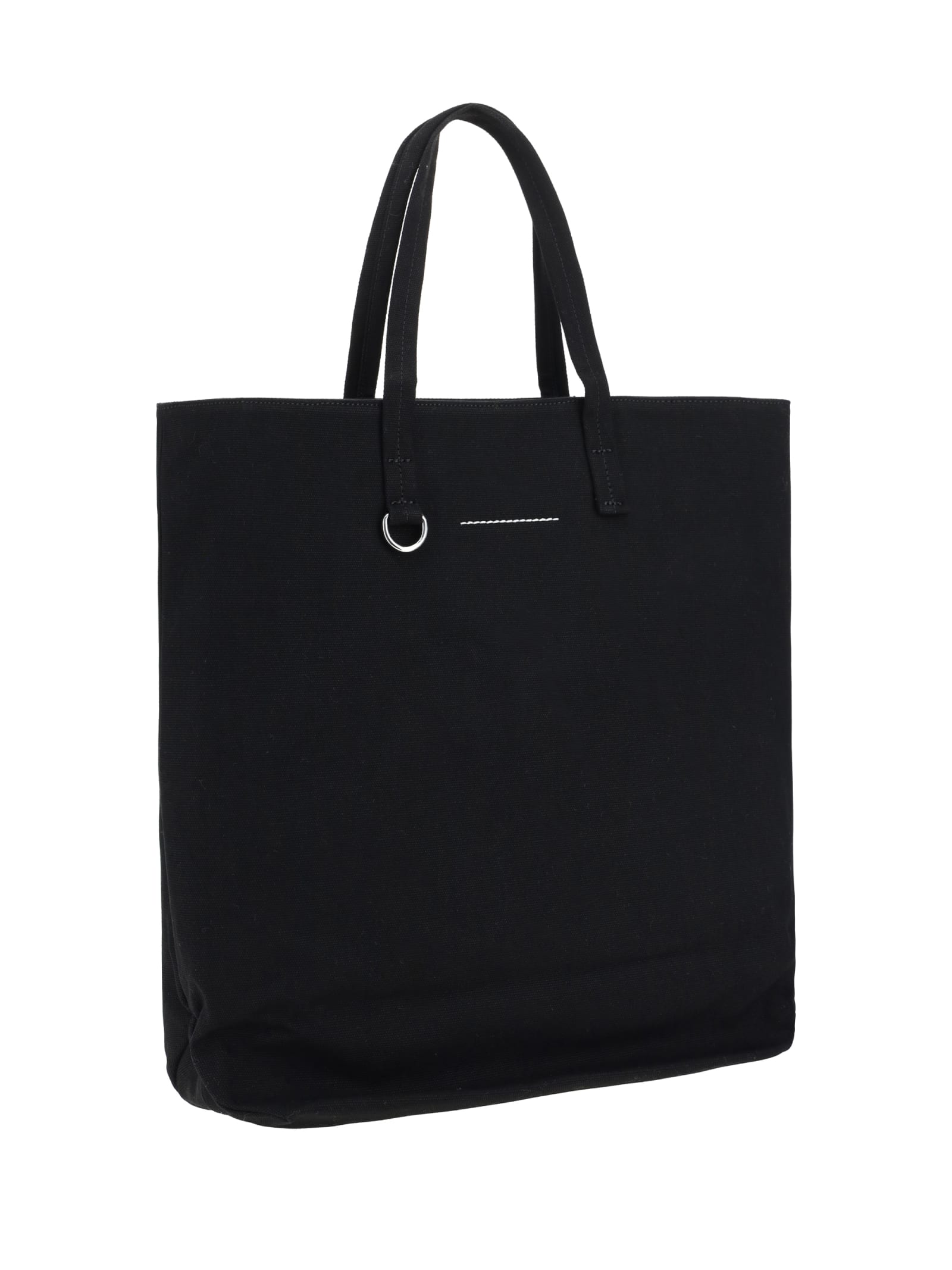 Shop Mm6 Maison Margiela Shopping Handbag In Black