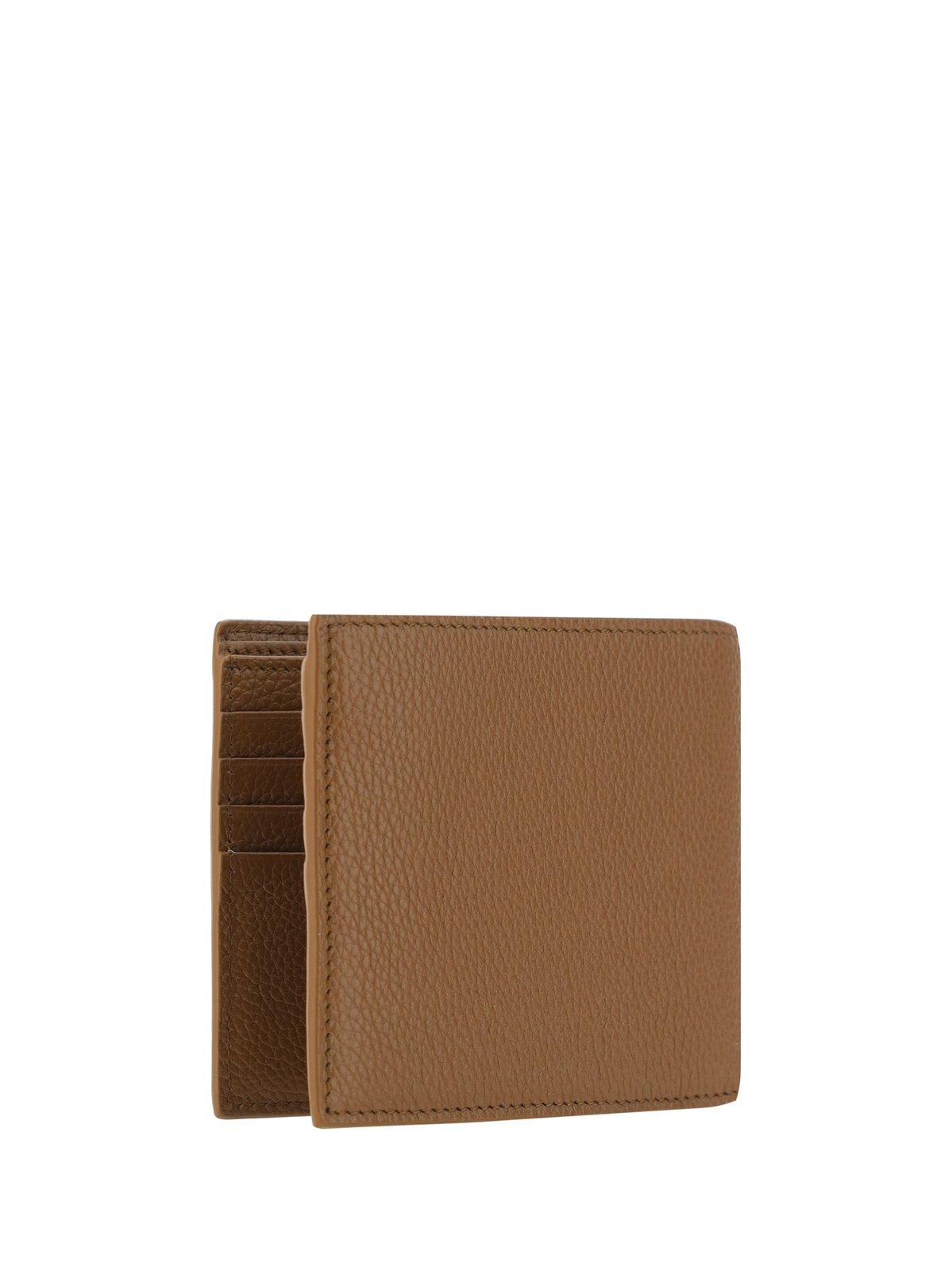 Shop Saint Laurent Cassandre Shadow East/west Wallet In Fox