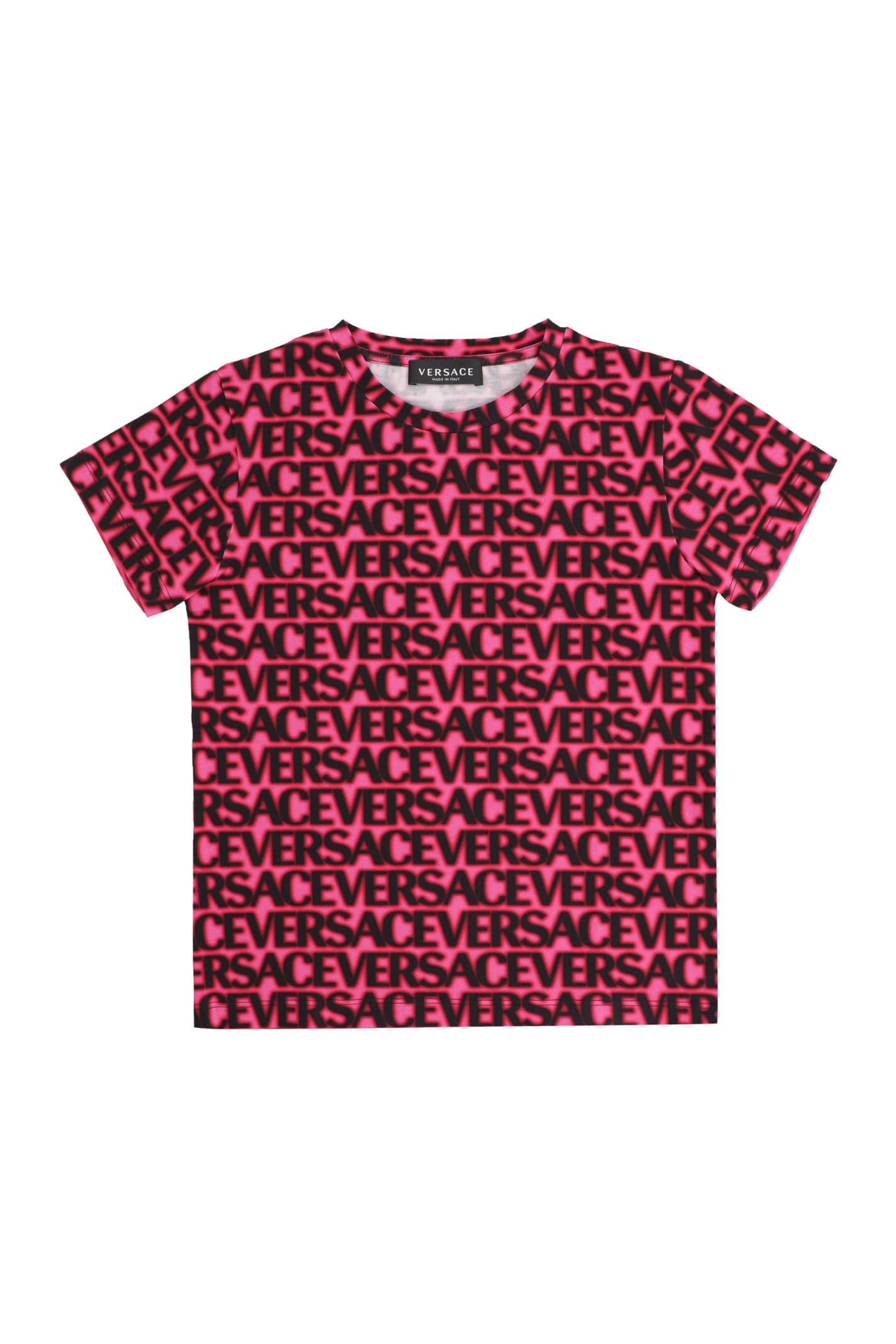 Young Versace Kids' Printed T-shirt In Multicolor