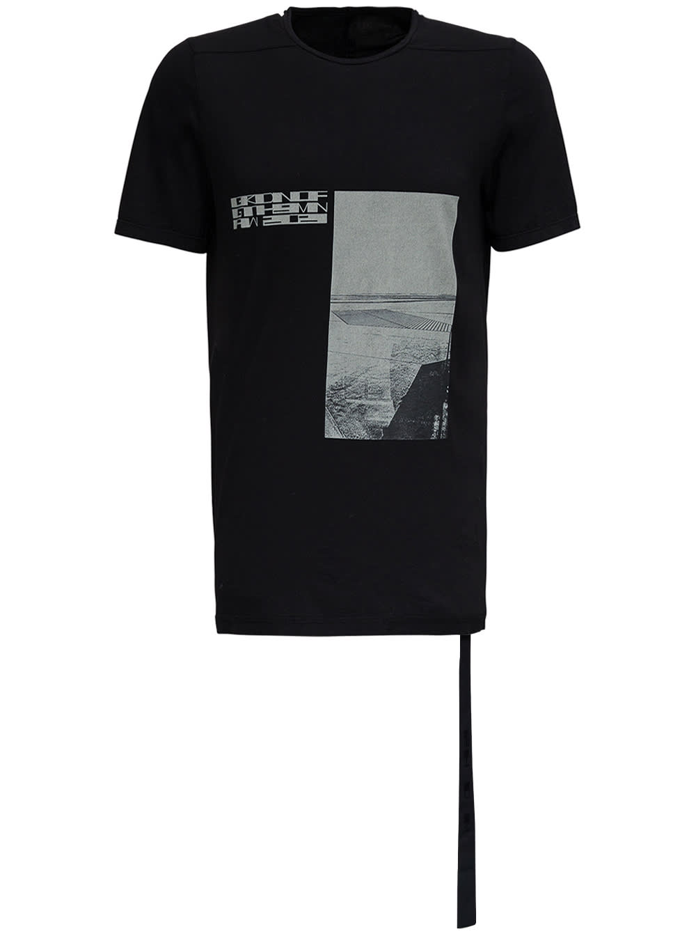 DRKSHDW Black Cotton T-shirt With Print