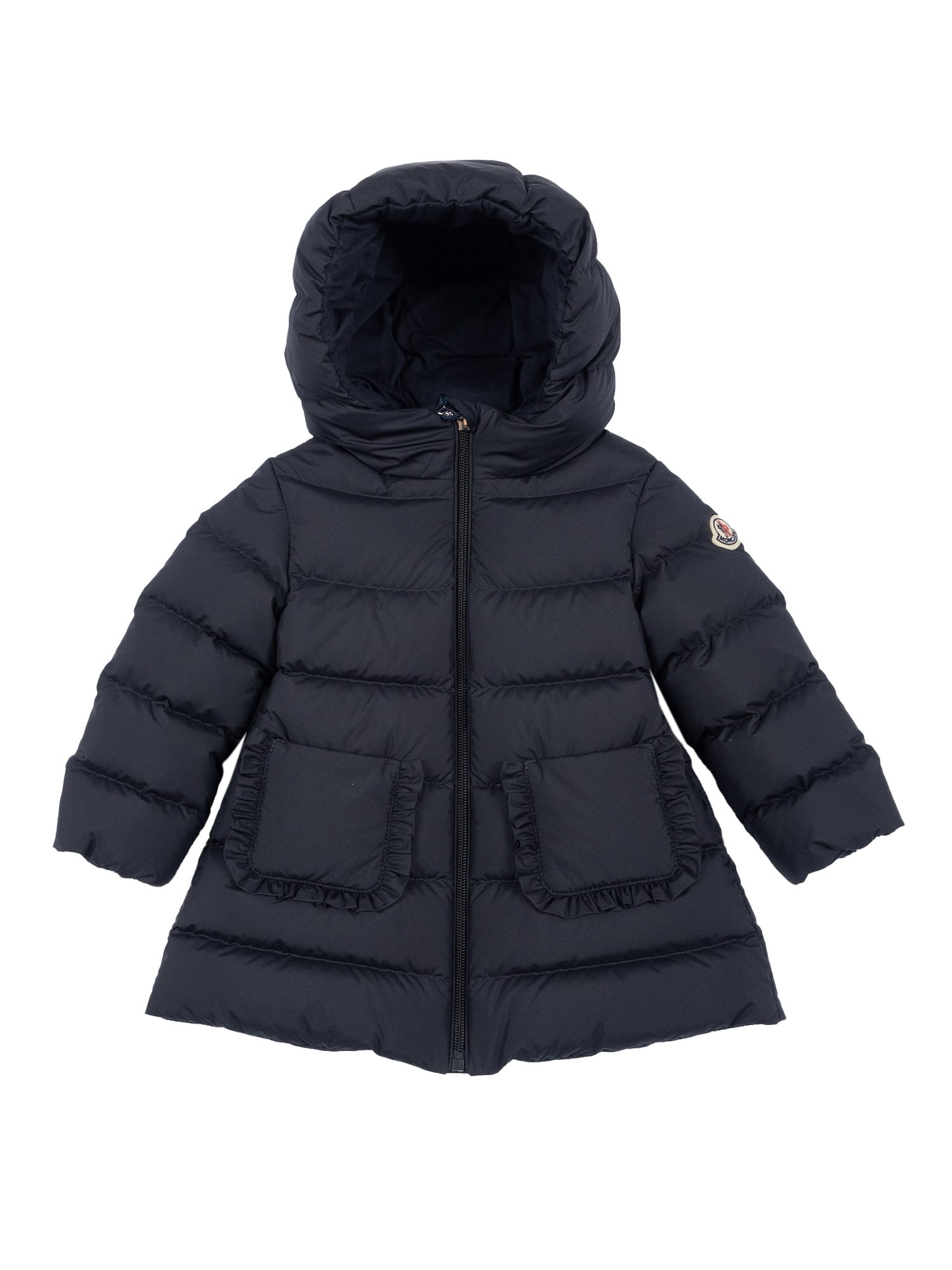 Moncler Mola Long Parka In Black