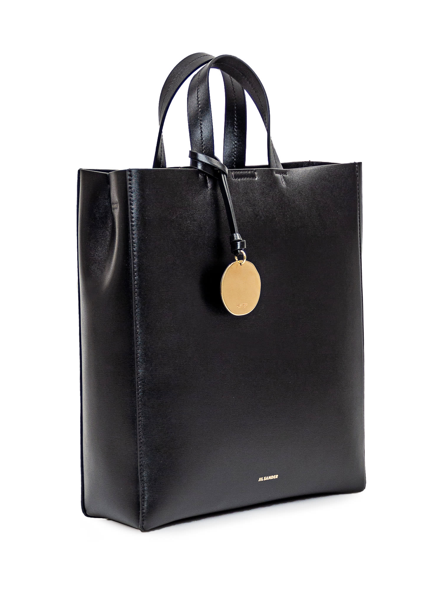 Shop Jil Sander Small Tote Bag In Black