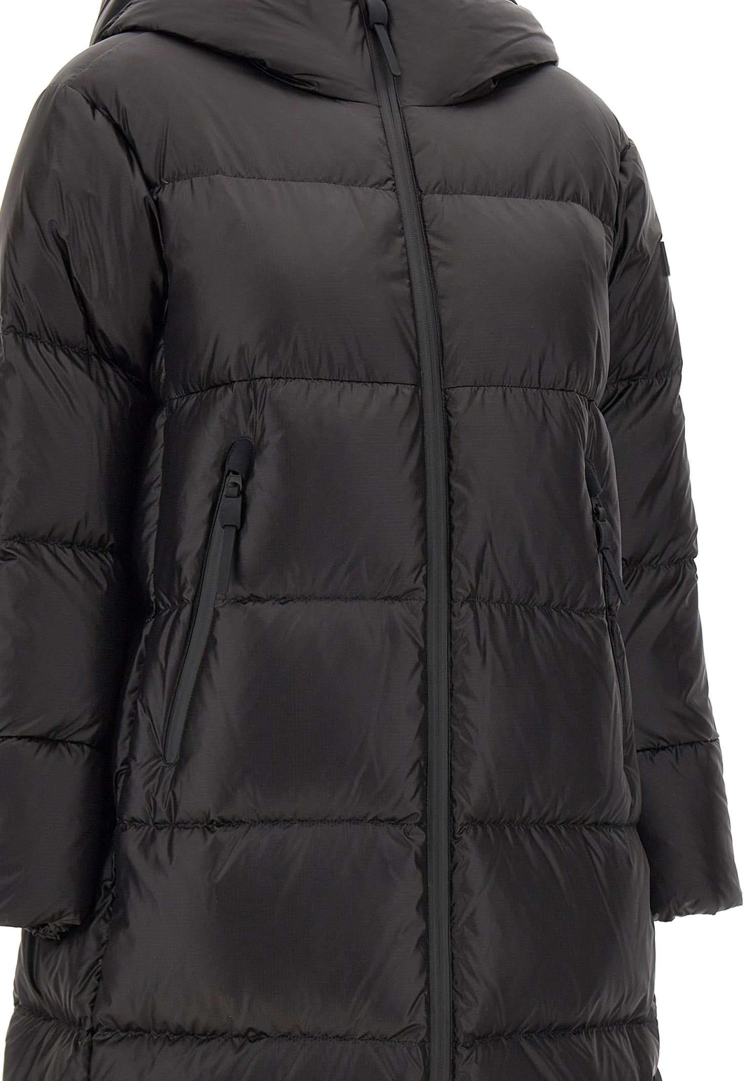 Shop Peuterey Selectric Down Jacket In Black