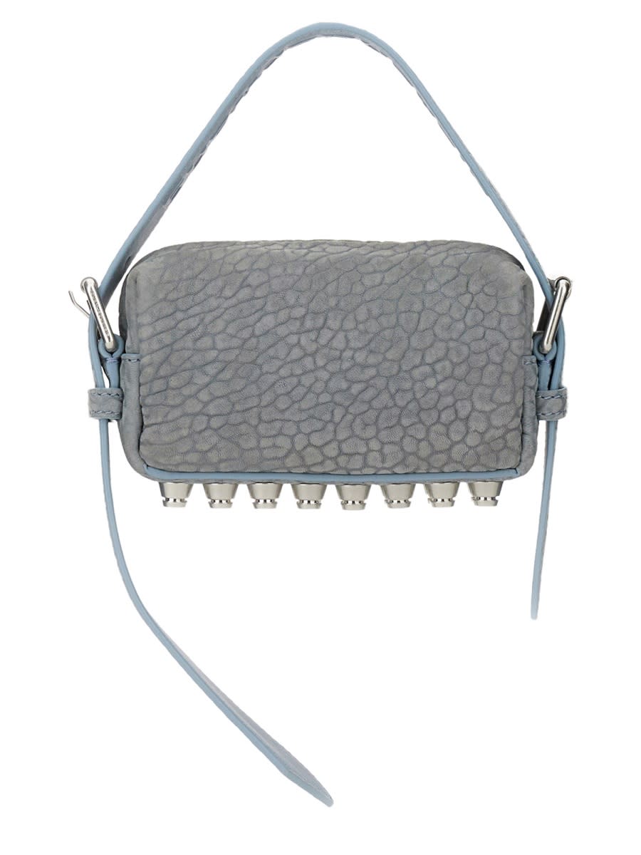 Alexander Wang "rich Mini" Shoulder Bag In Baby Blue