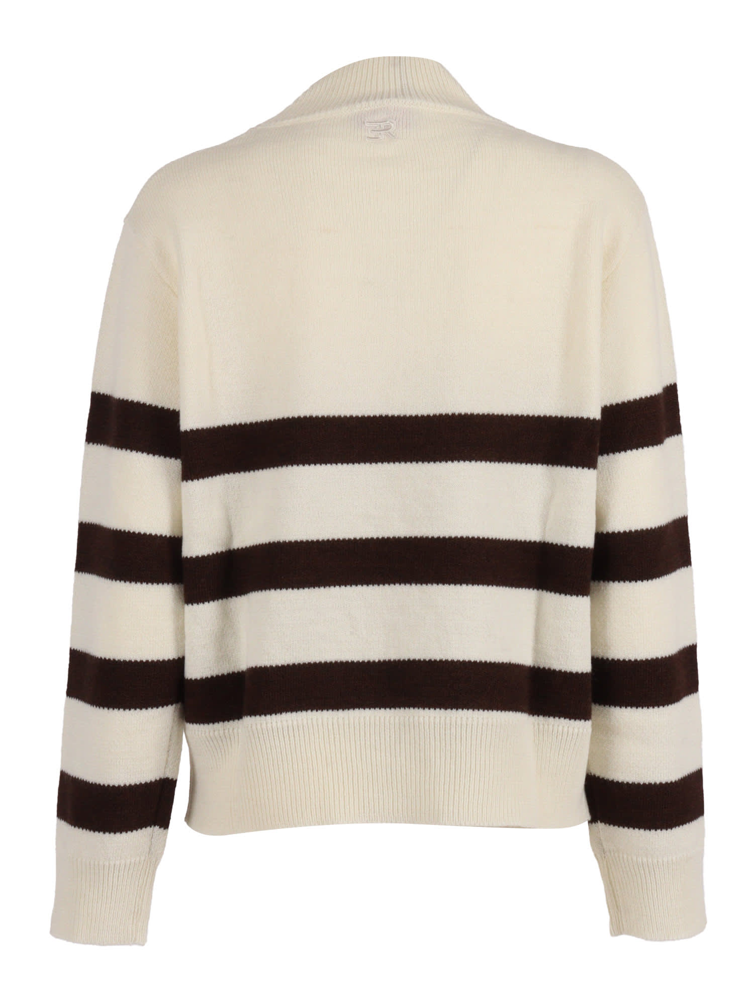 Ermanno Ermanno Scervino High Neck Sweater In White