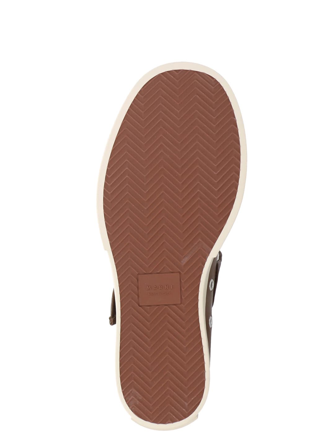 Shop Marni Mary Jane Sneakers In Brown