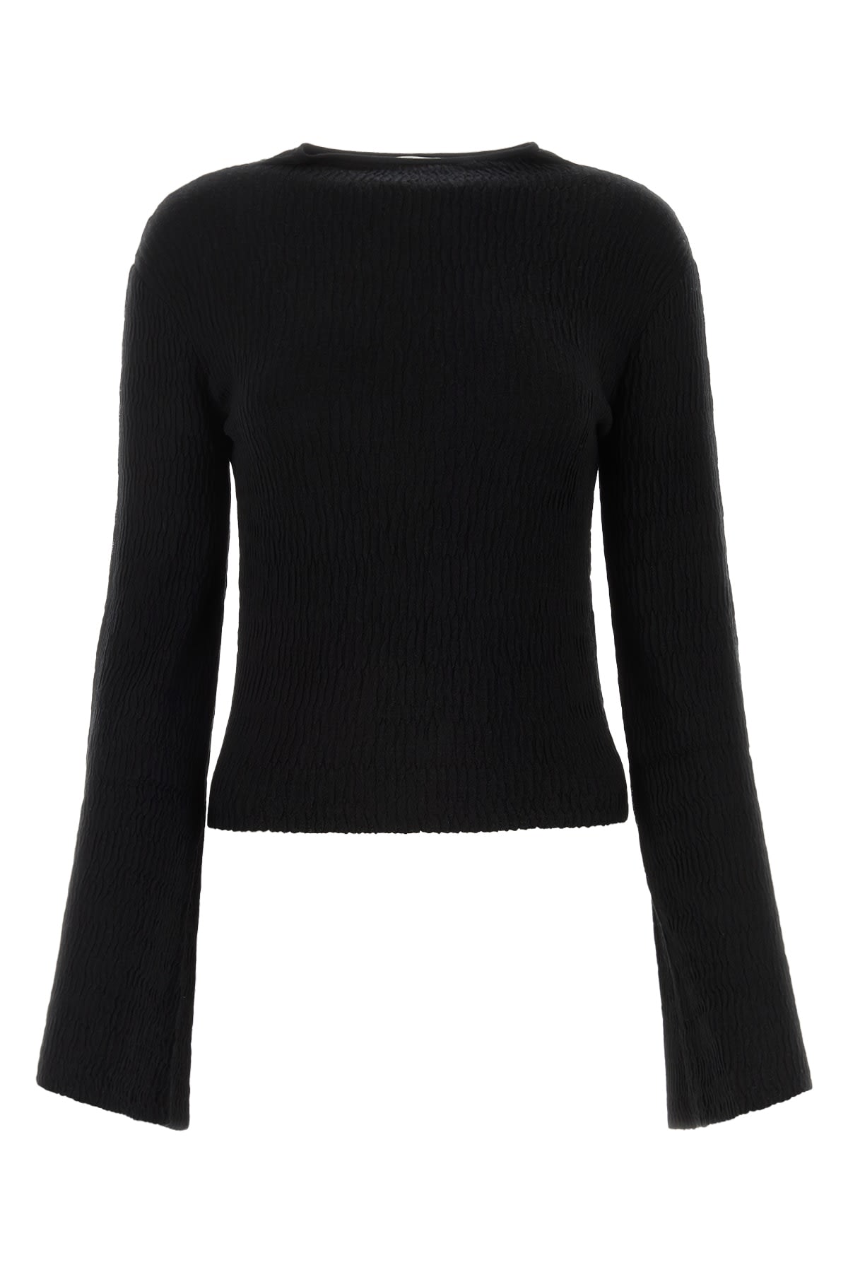 Chloé Silk-blend Knitted Jumper In Black