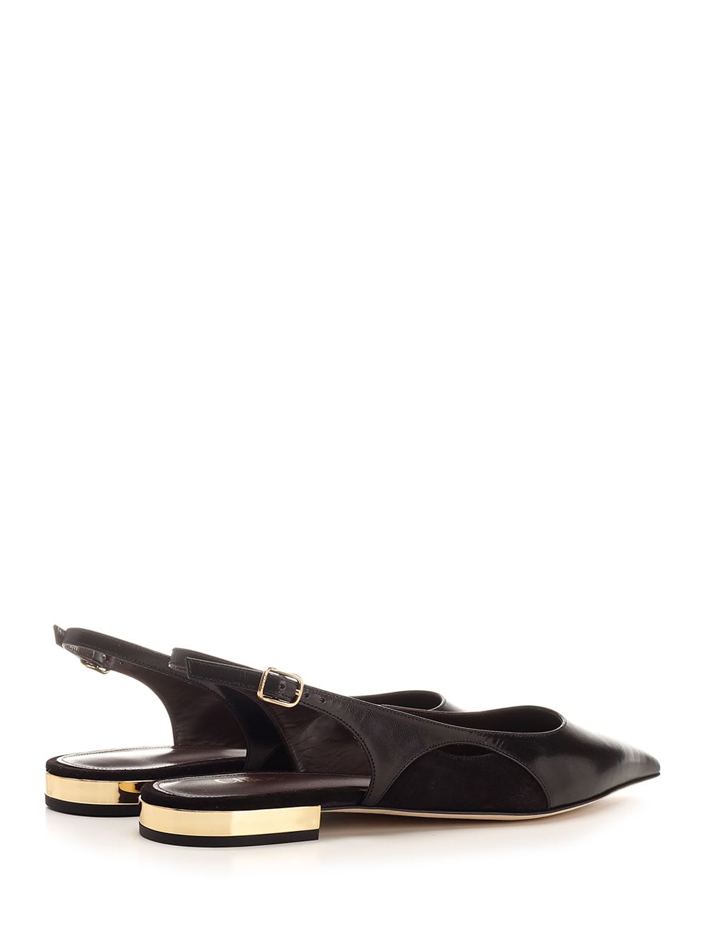 Shop Chloé Saada Slingback Pumps In Black