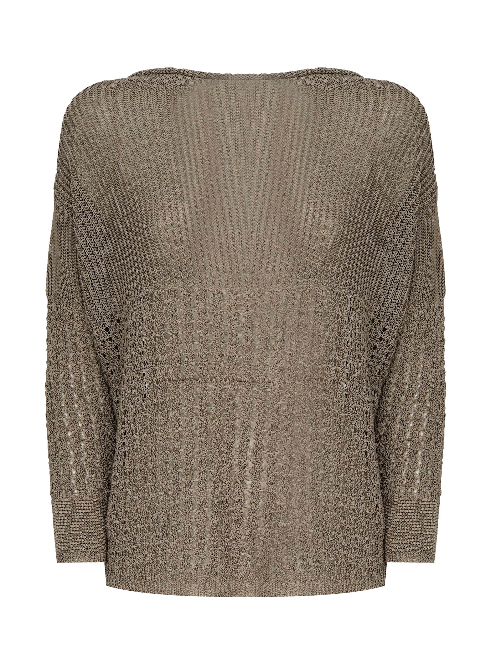 Max Mara Knitted Open-back Sweater