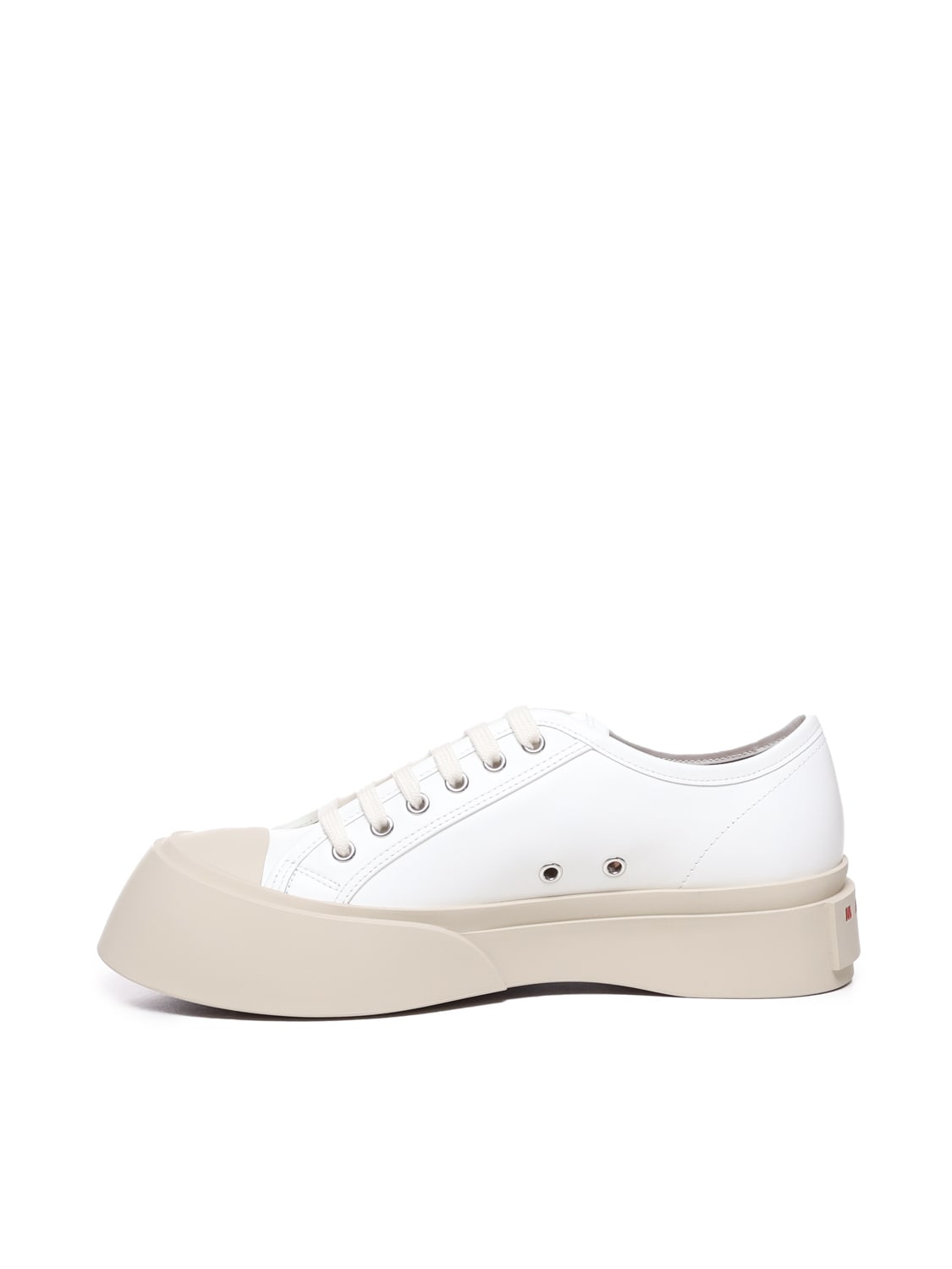 Shop Marni Pablo Sneaker In Nappa Leather In White