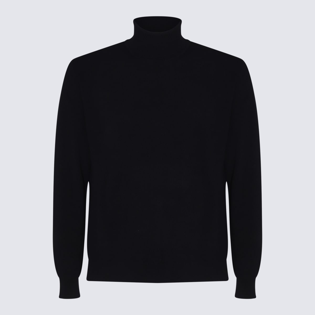 Black Wool Knitwear