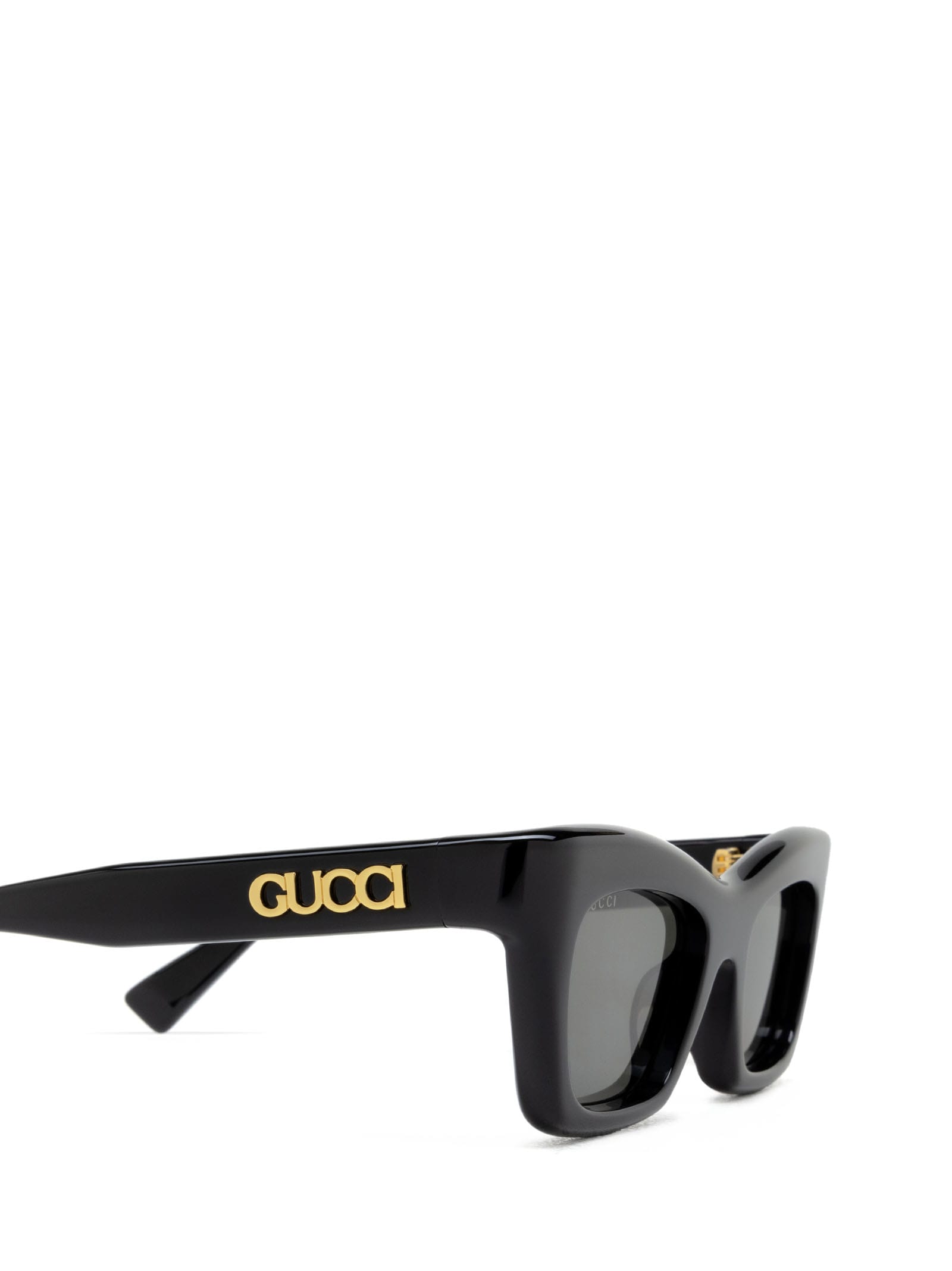 Shop Gucci Gg1773s Black Sunglasses