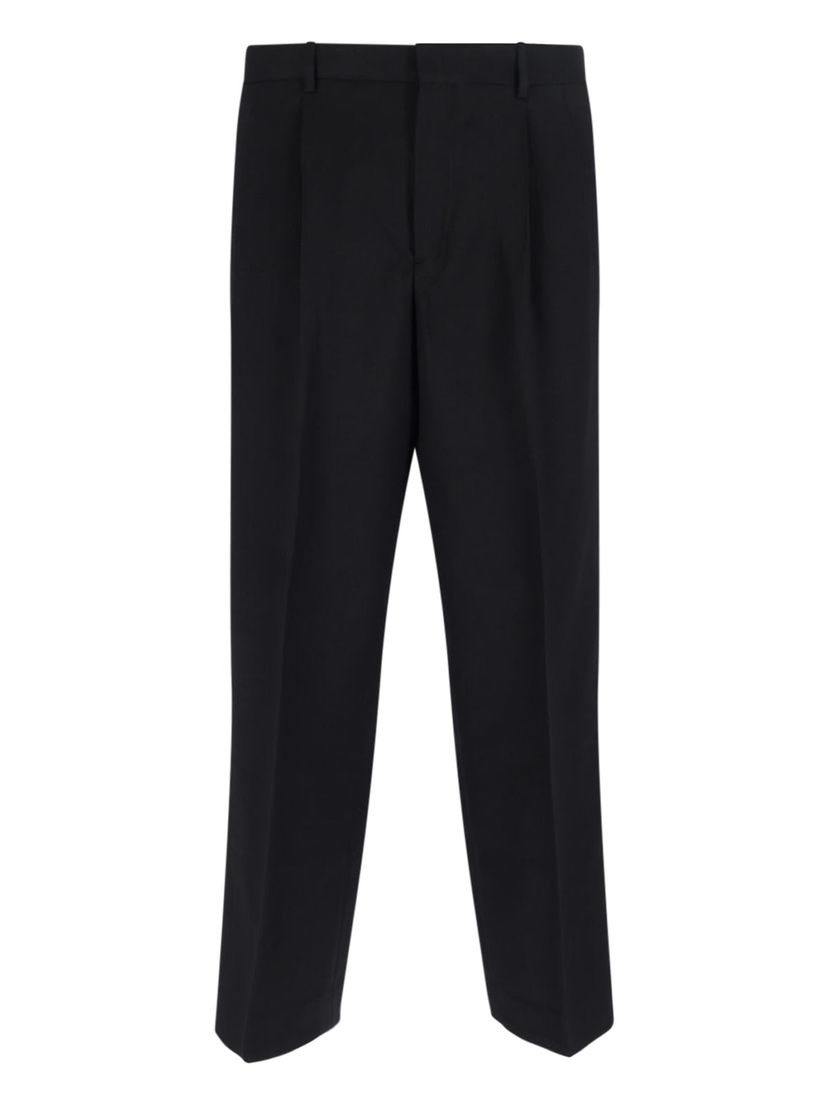 Virgin Wool Wide Pants
