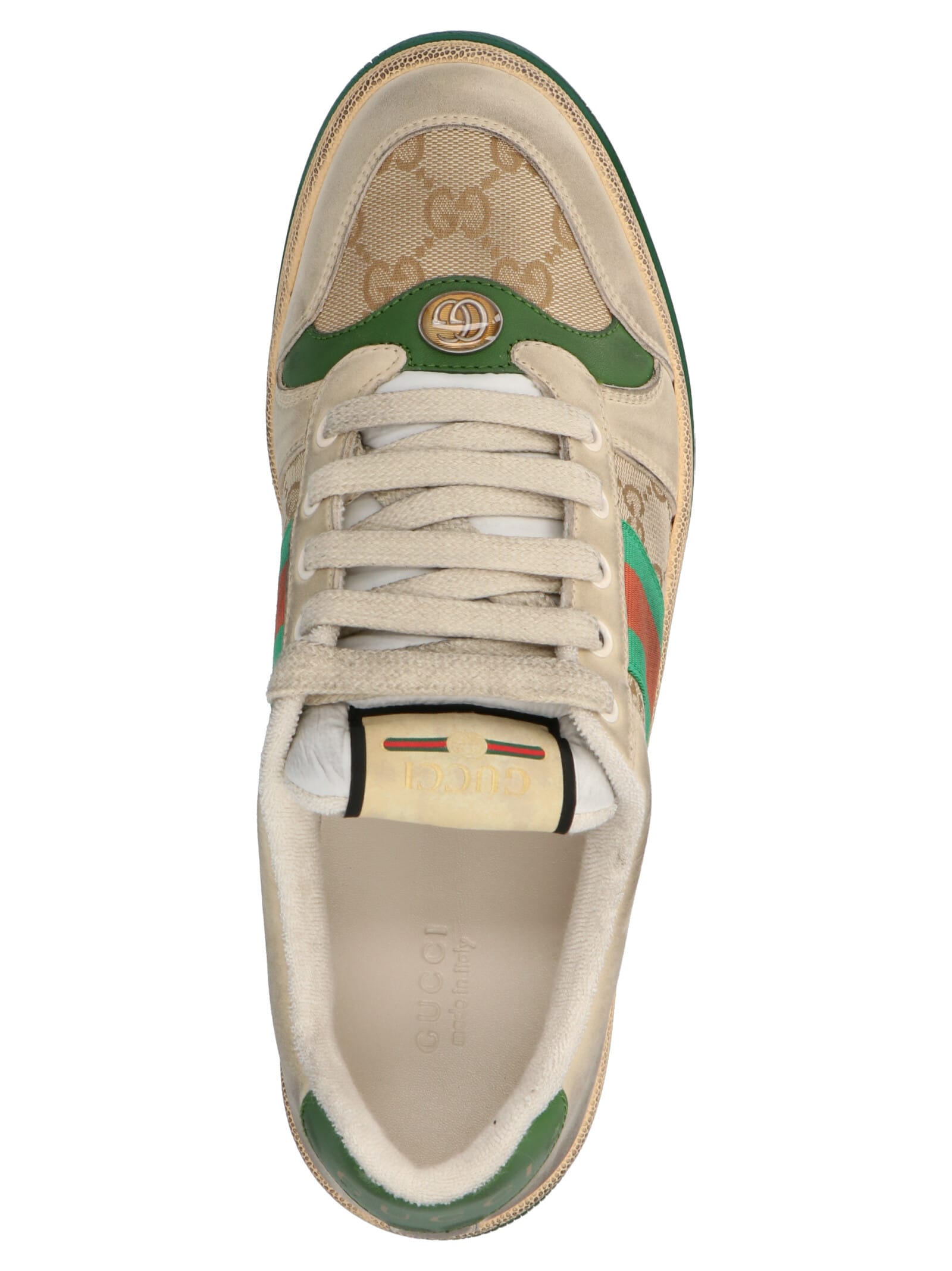 Shop Gucci Screener Sneakers In Multicolor