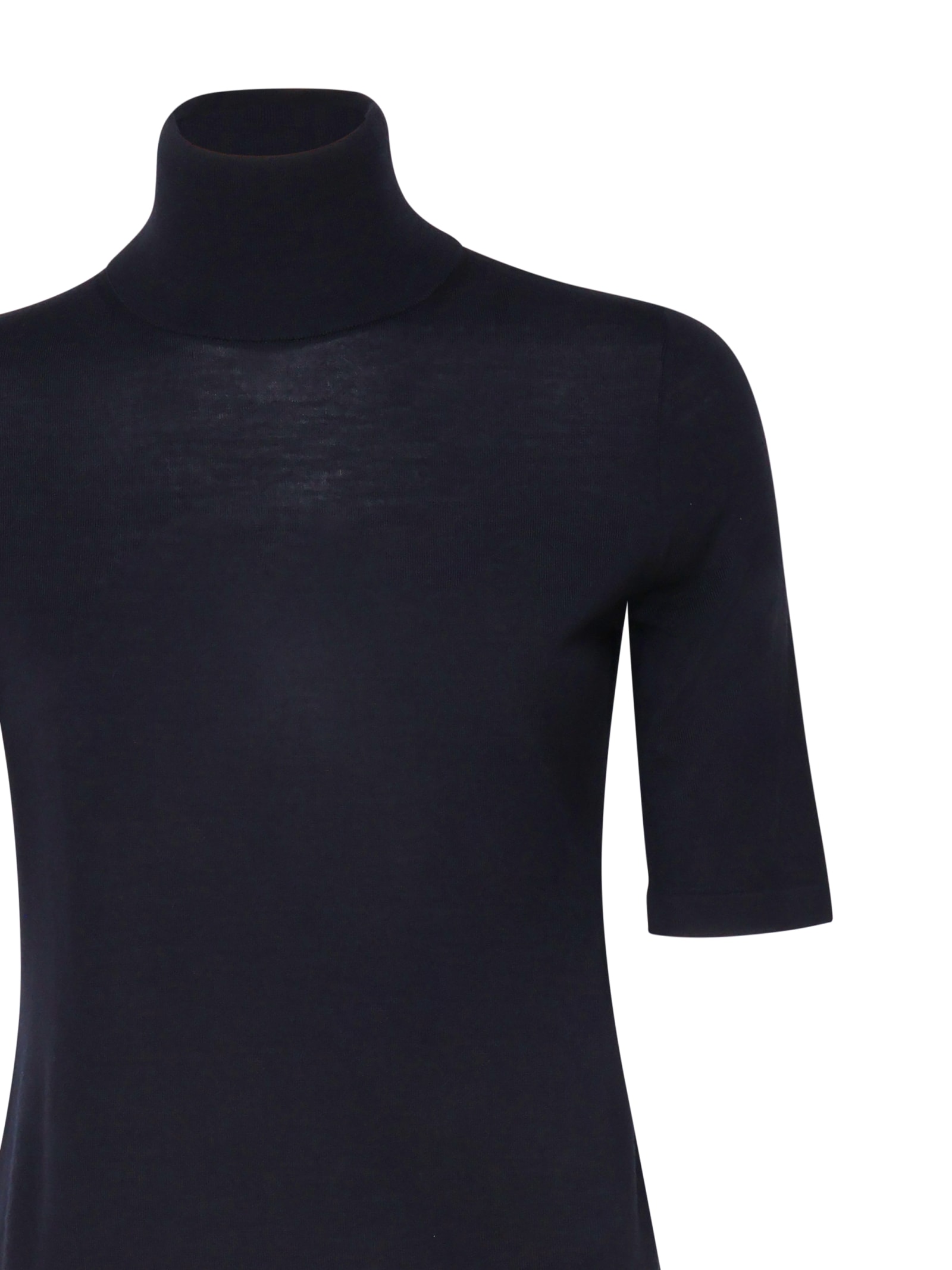 Shop 's Max Mara Gigi Turtleneck Sweater In Virgin Wool In Ultramarine