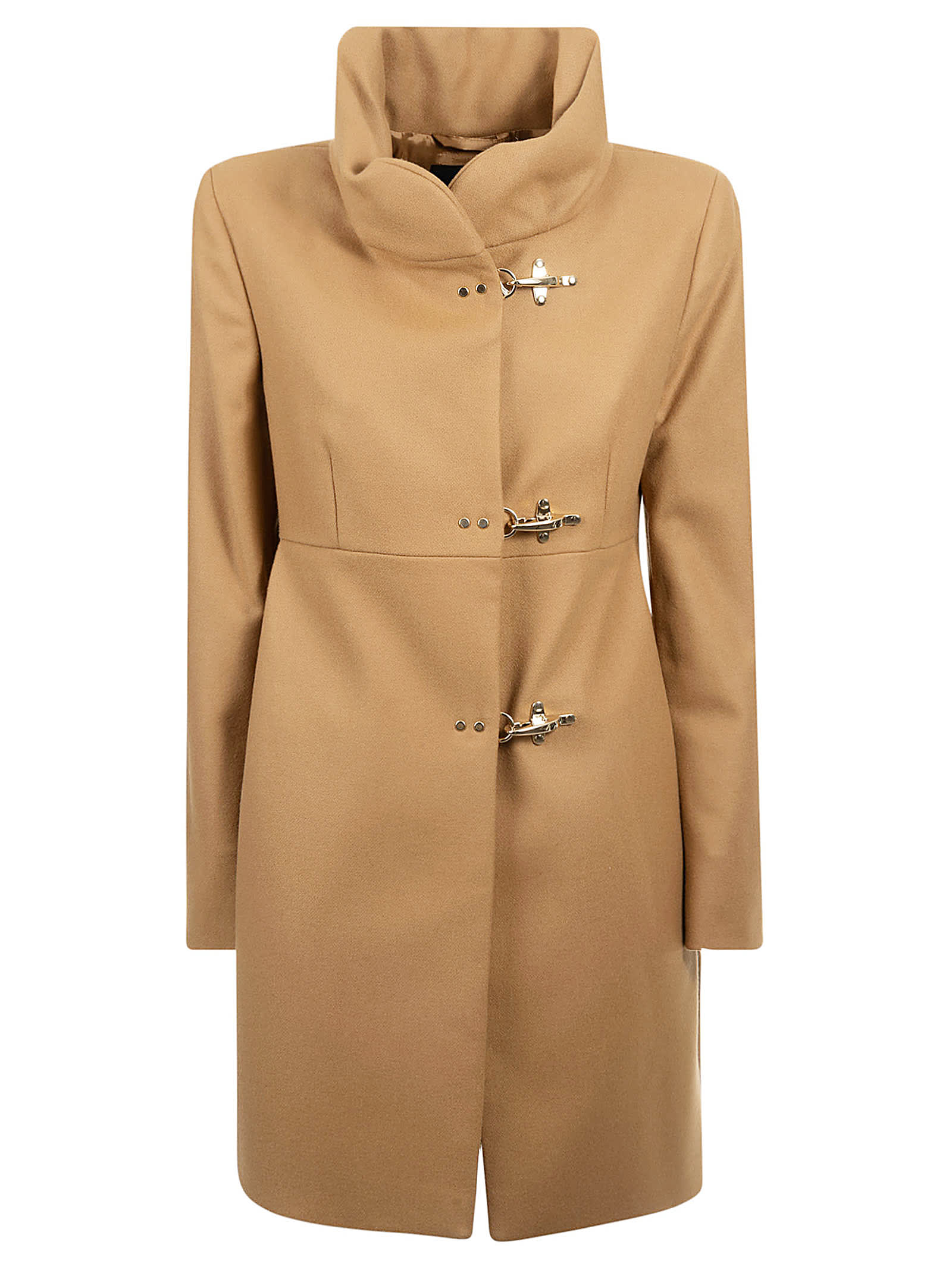 Shop Fay Three-lock Mid-length Coat