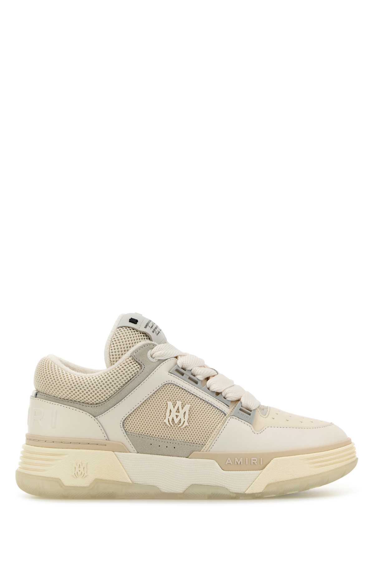 Multicolor Leather And Fabric Ma-1 Sneakers