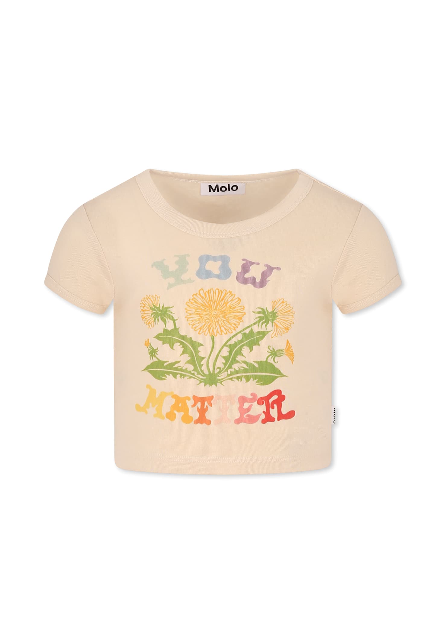 Molo Short-sleeved T-shirt In Ivory