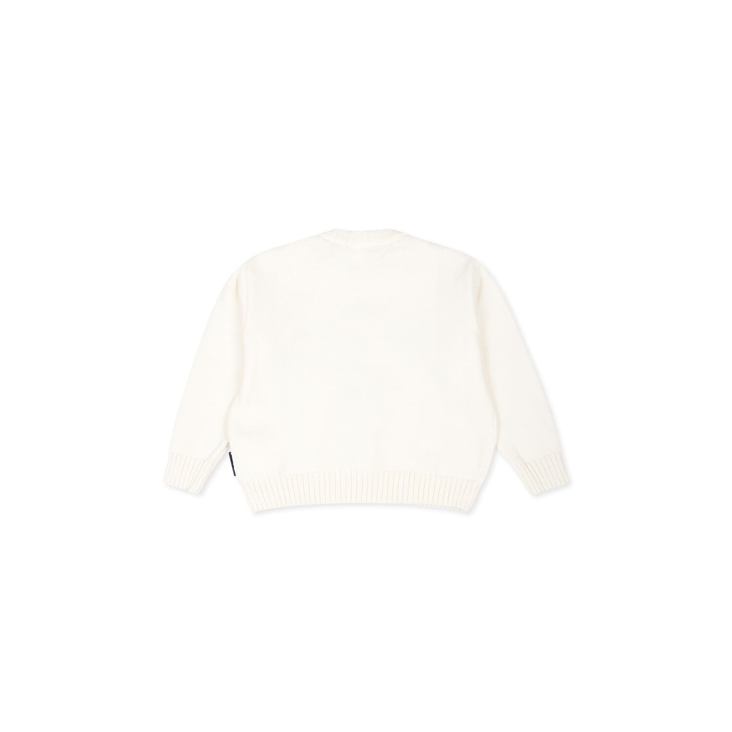 Shop Palm Angels Ivory Sweater For Baby Boy With Logo