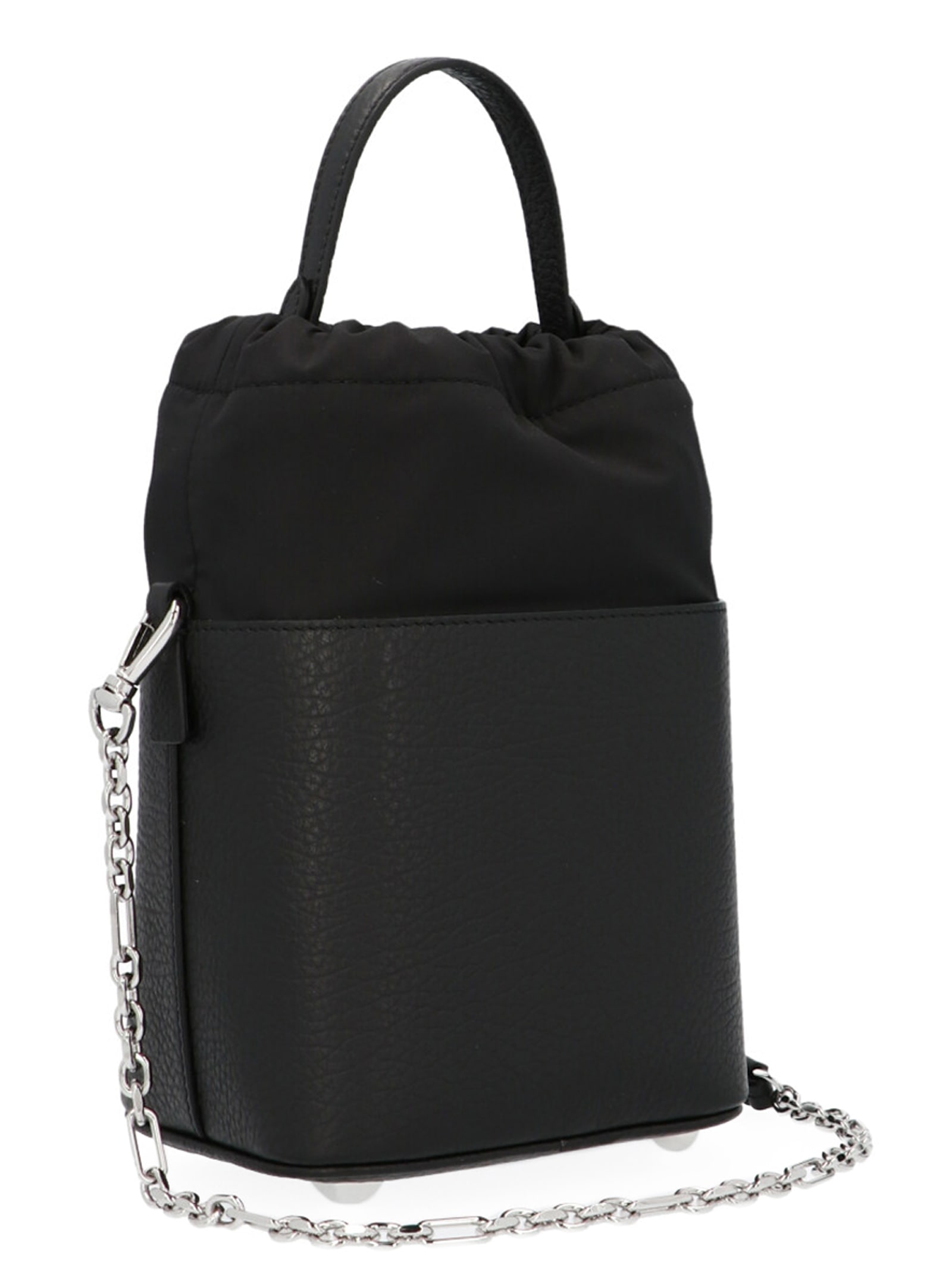 Shop Maison Margiela 5ac Bucket Bag In Black