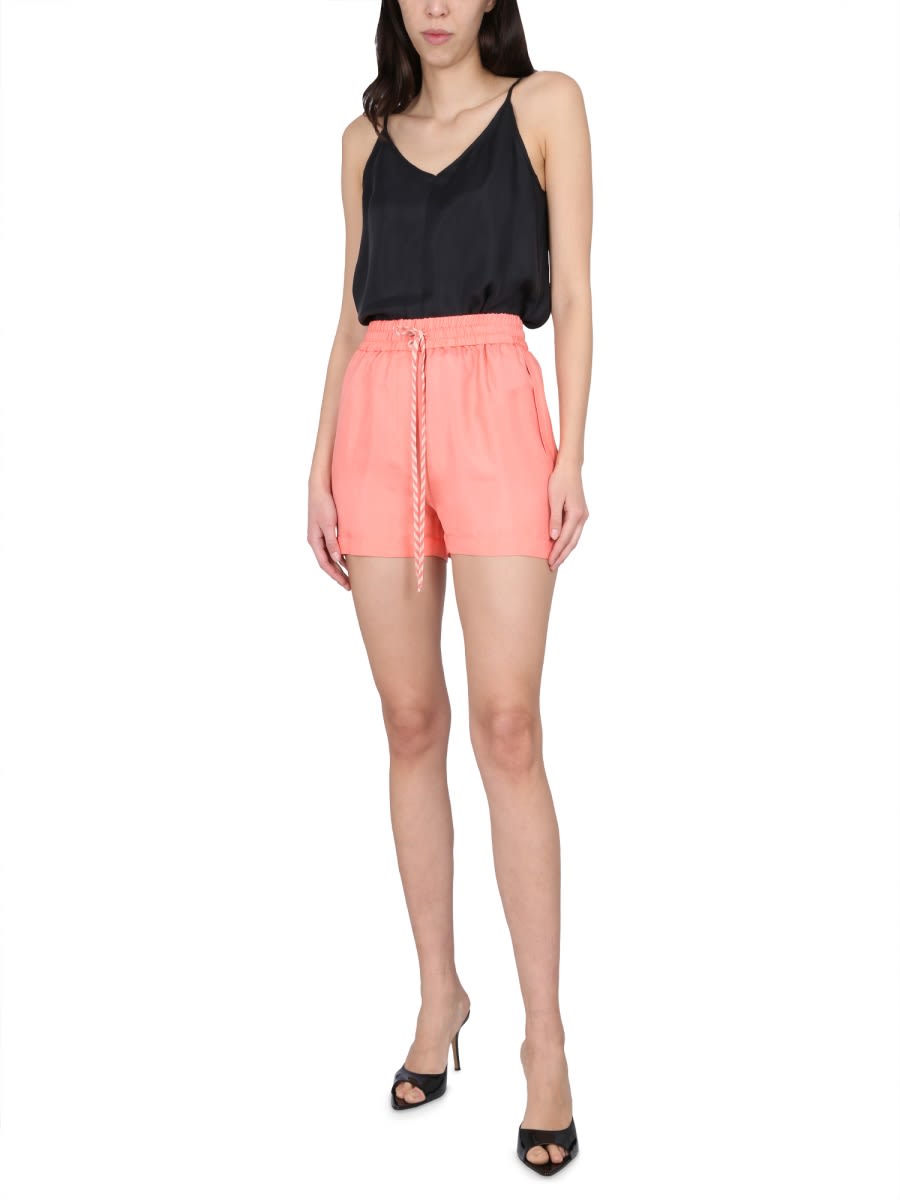 Alysi Twill Shorts In Pink