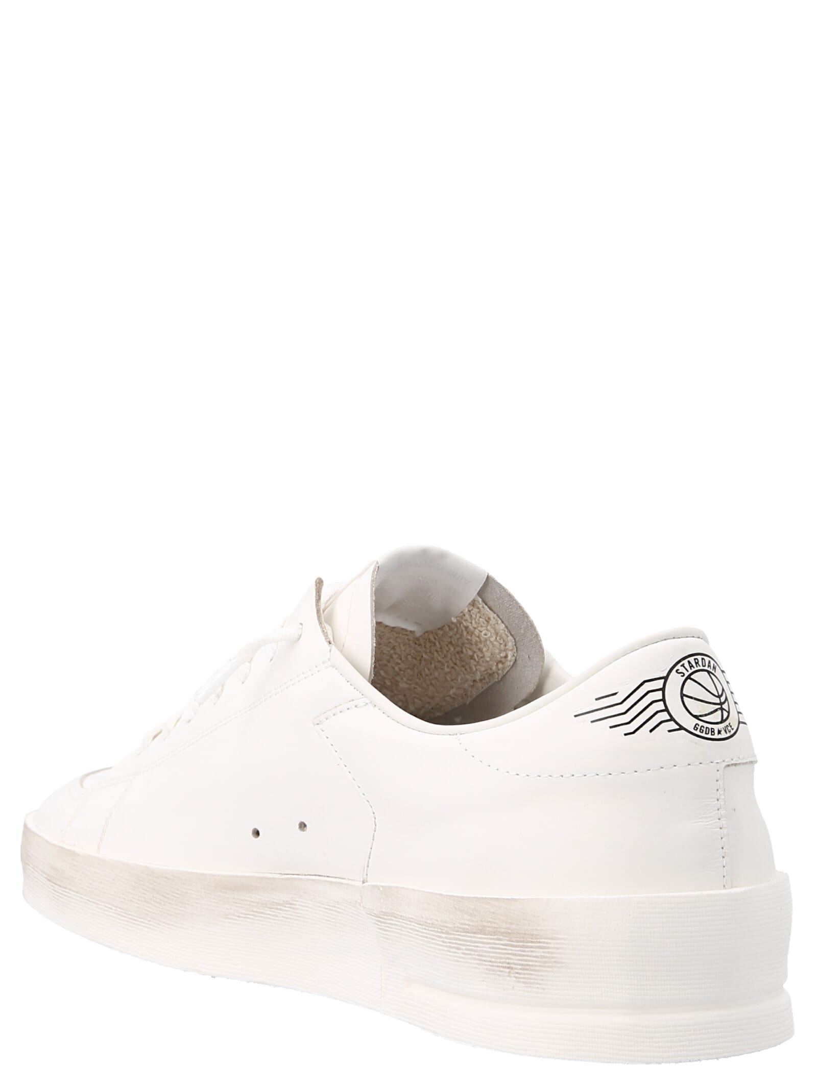 Shop Golden Goose Stardan Sneakers In White