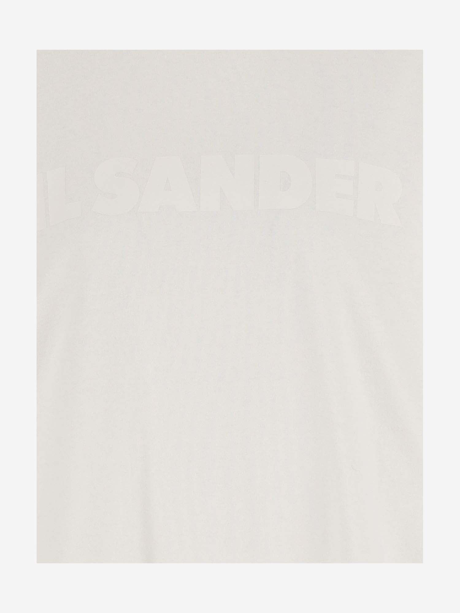 Shop Jil Sander Cotton Jersey T-shirt With Logo In White