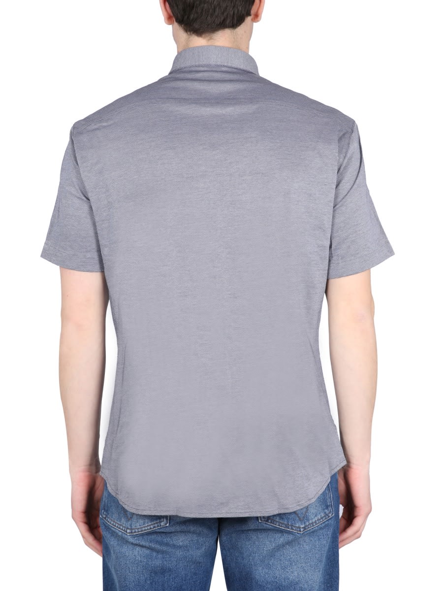 Shop Hugo Boss Shirt With Logo In Grey