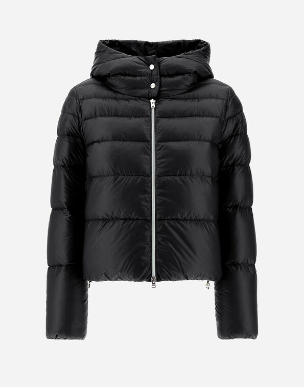 Herno Black Nylon Down Jacket