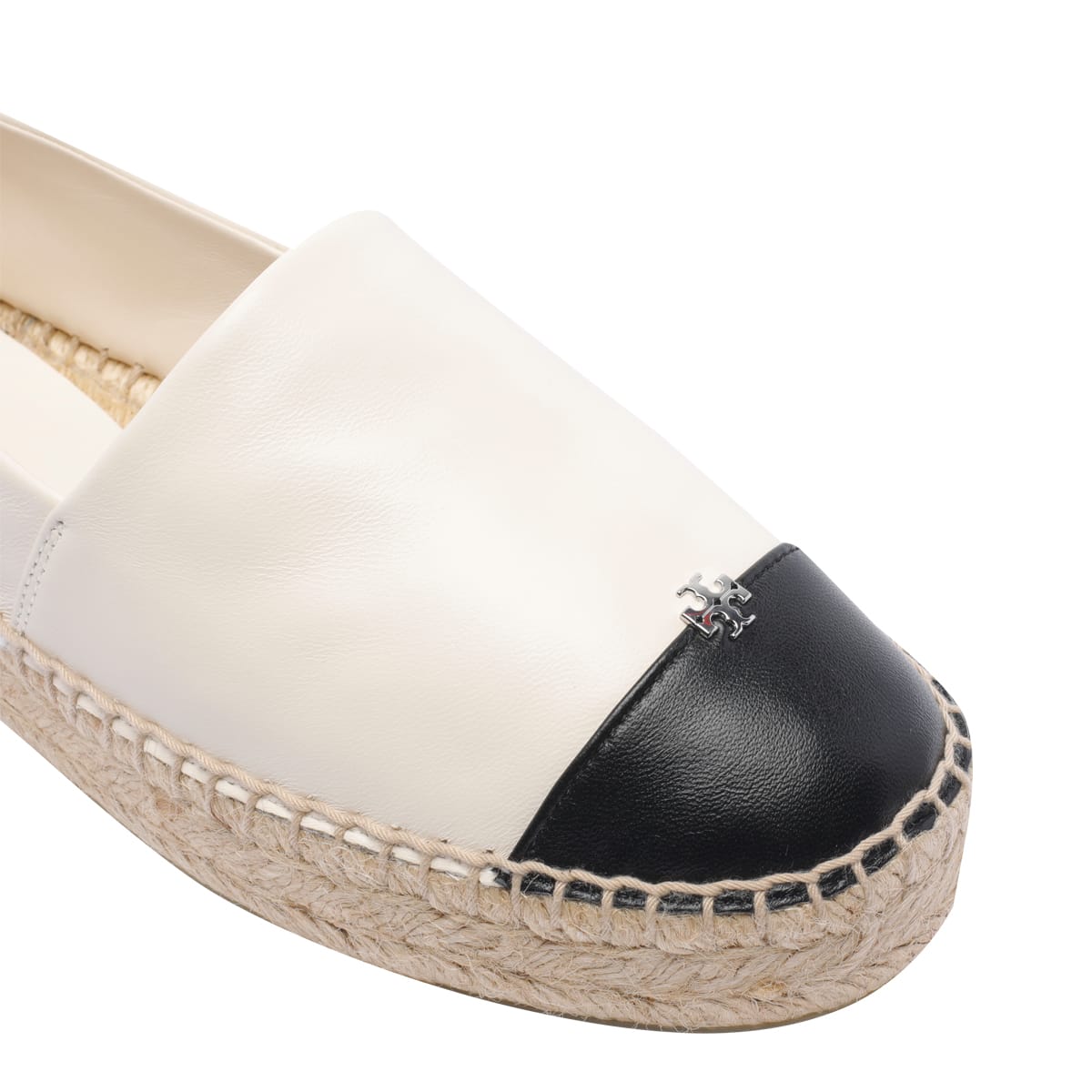 Tory Burch Cap-toe Espadrille In White