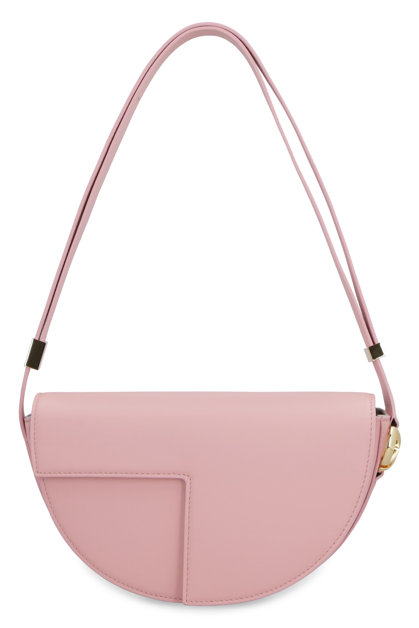 Patou Le  Leather Crossbody Bag In Pink