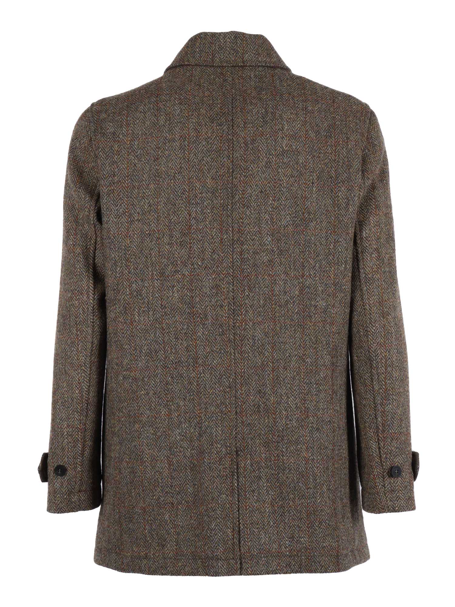 Camplin Single-breasted Coat In Brown