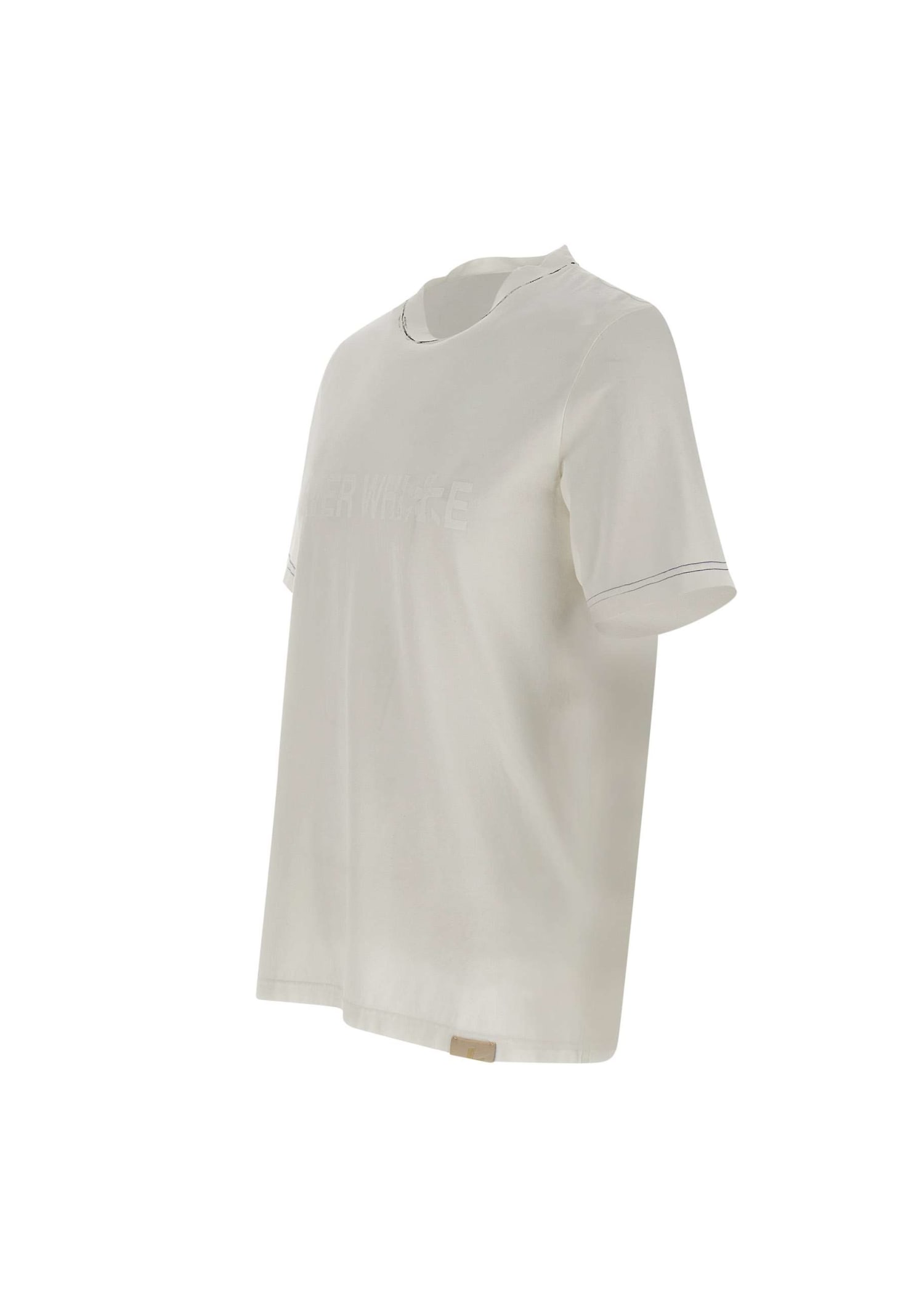 Shop Premiata Athens Cotton T-shirt In White