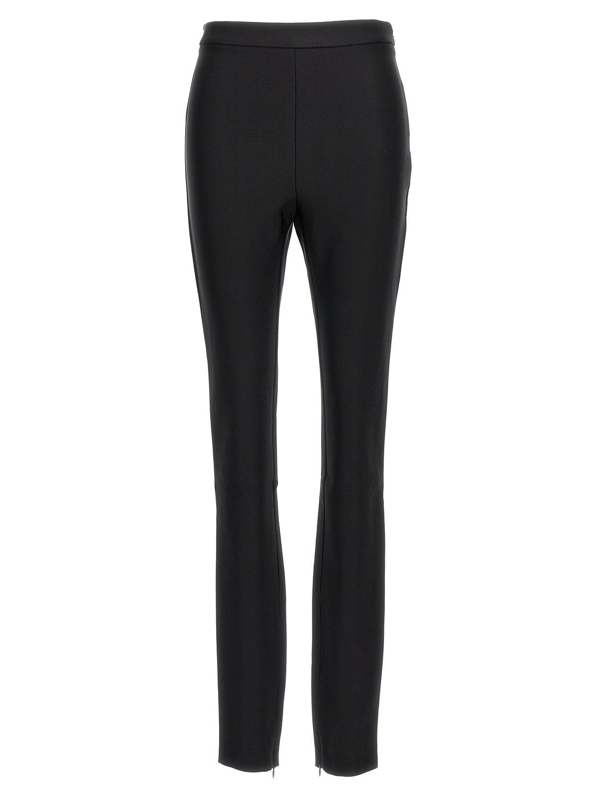 Shop Pinko Poe Slim-fit Trousers In Nero