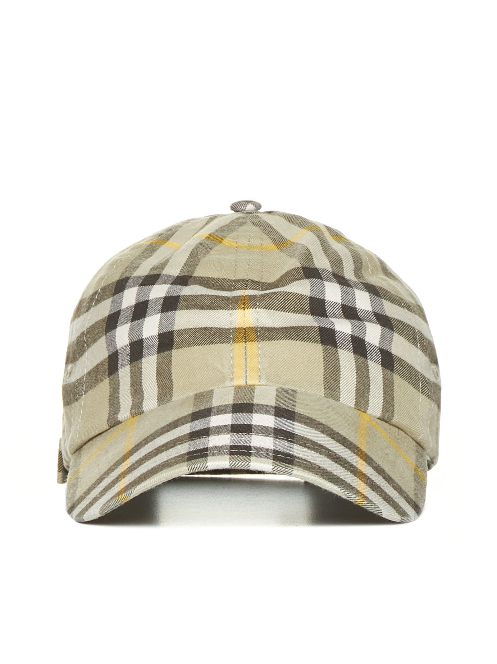 Shop Burberry Hat In Hunter