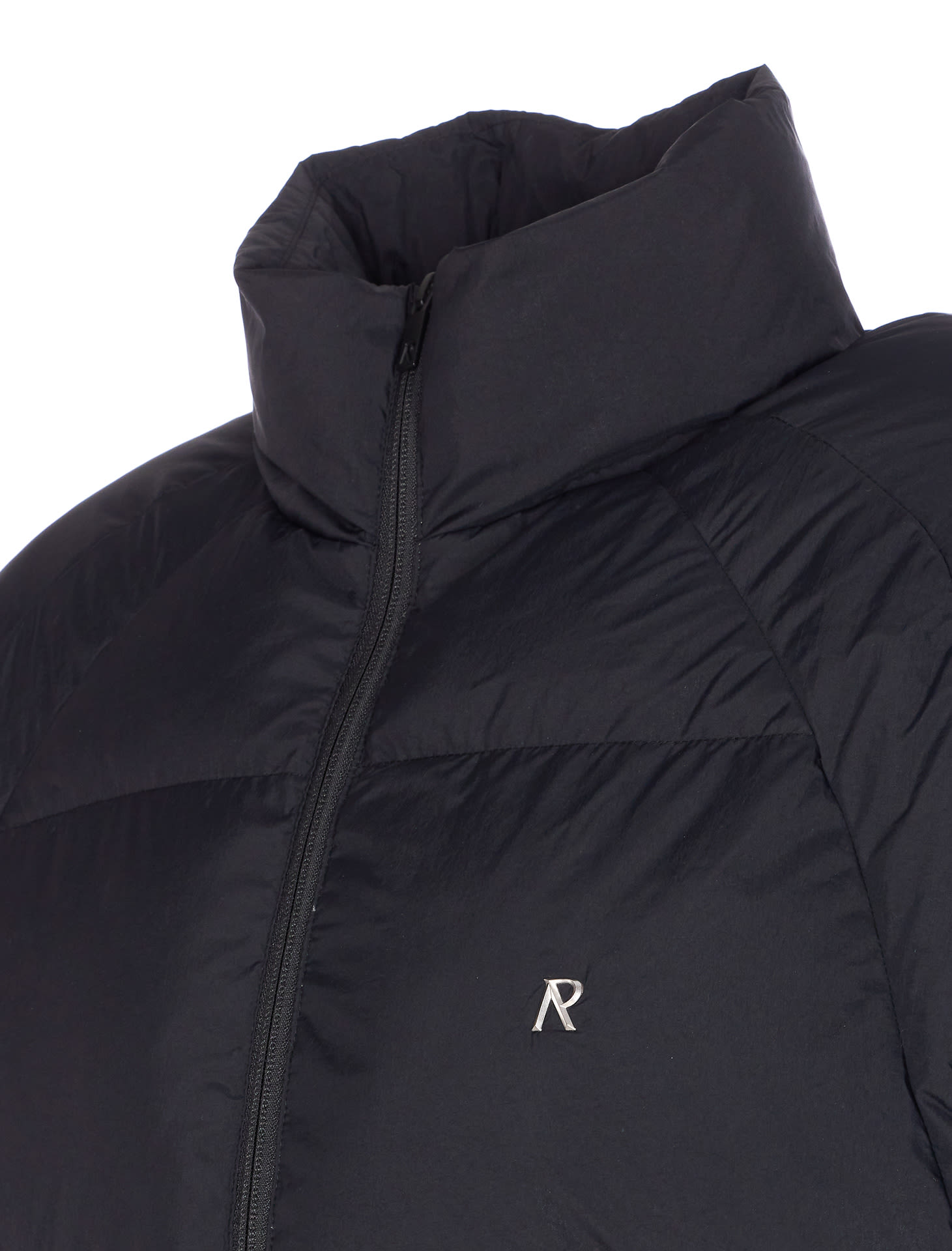 Represent Funnel-neck Padded Jacket In Black