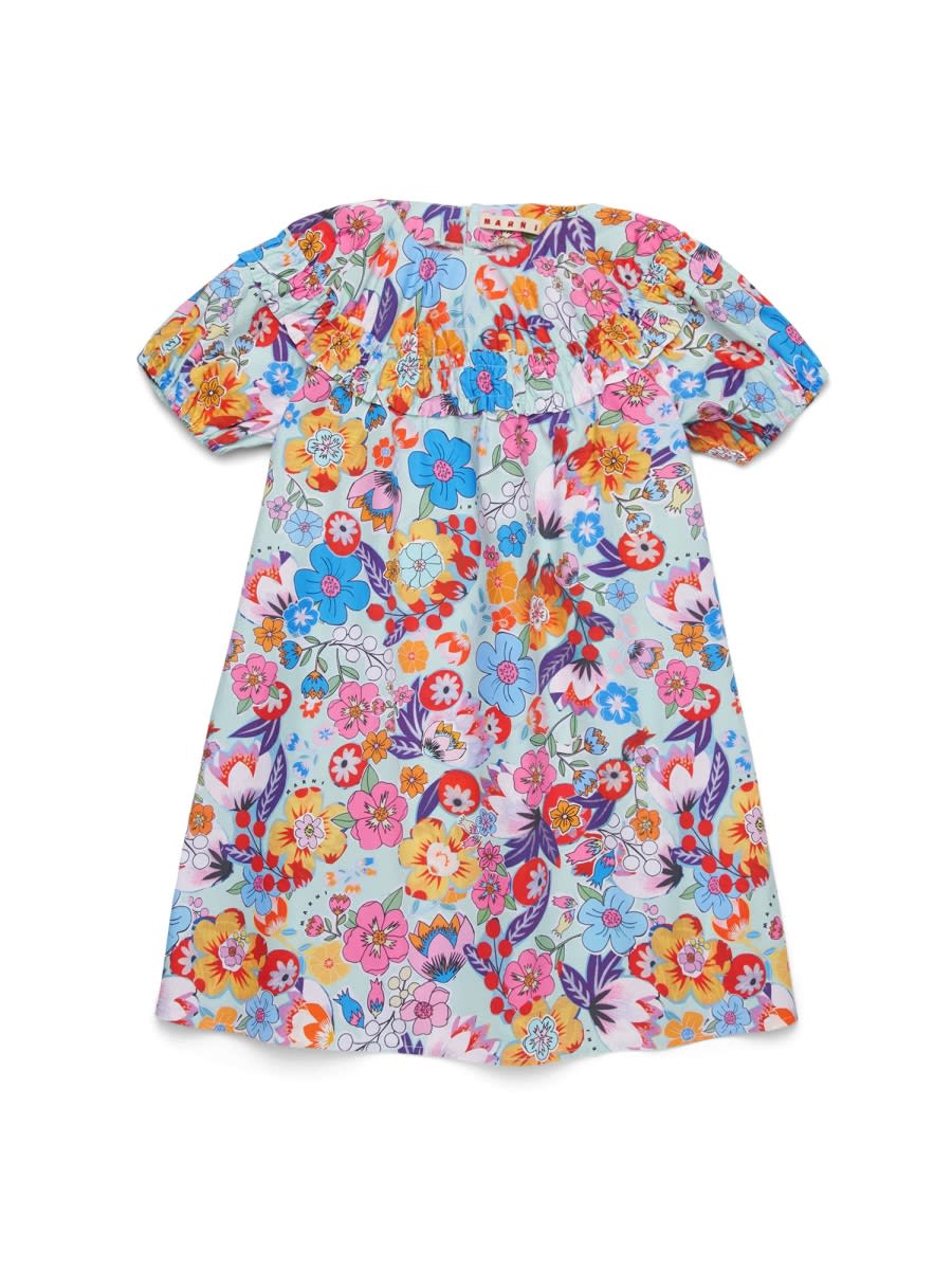 Marni Holiday Allover Poplin Dress