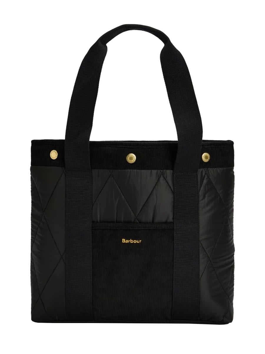 Barbour Healy Tote Bag In Black