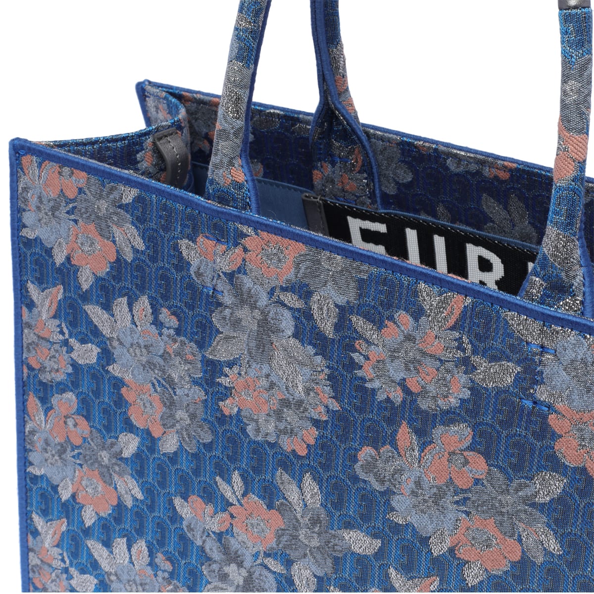 Shop Furla Opportunity Shopping Bag In Gnawed Blue
