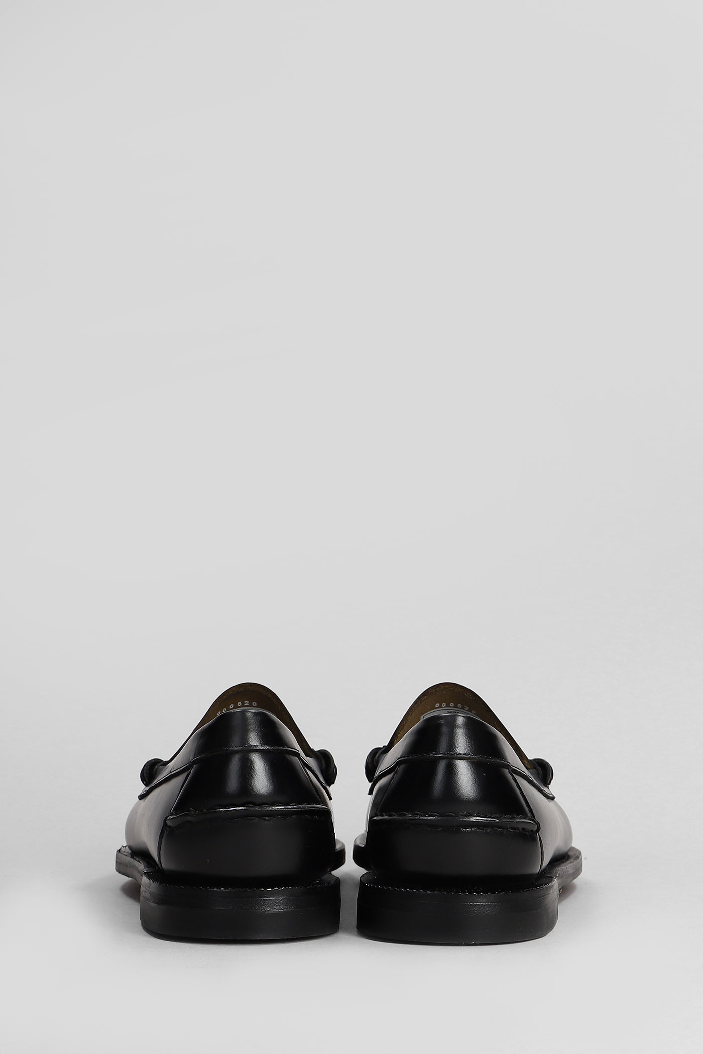 Shop Sebago Classic Dan Loafers In Black Leather