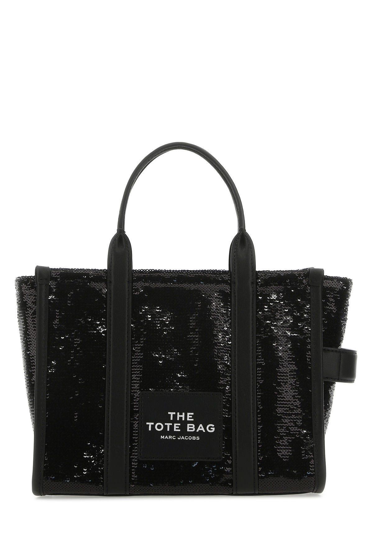 Marc Jacobs Black Sequins Mini Shopping Bag
