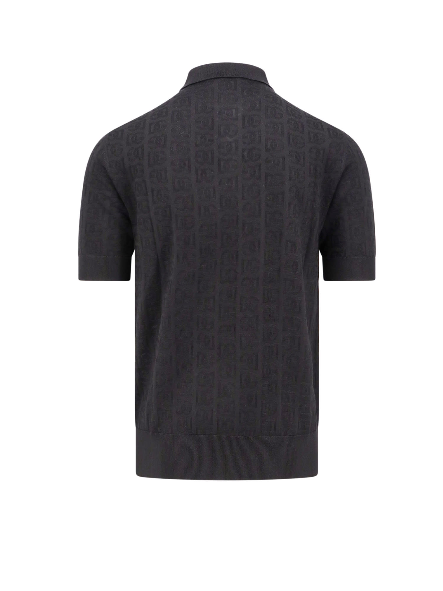 Shop Dolce & Gabbana Polo Shirt In Black