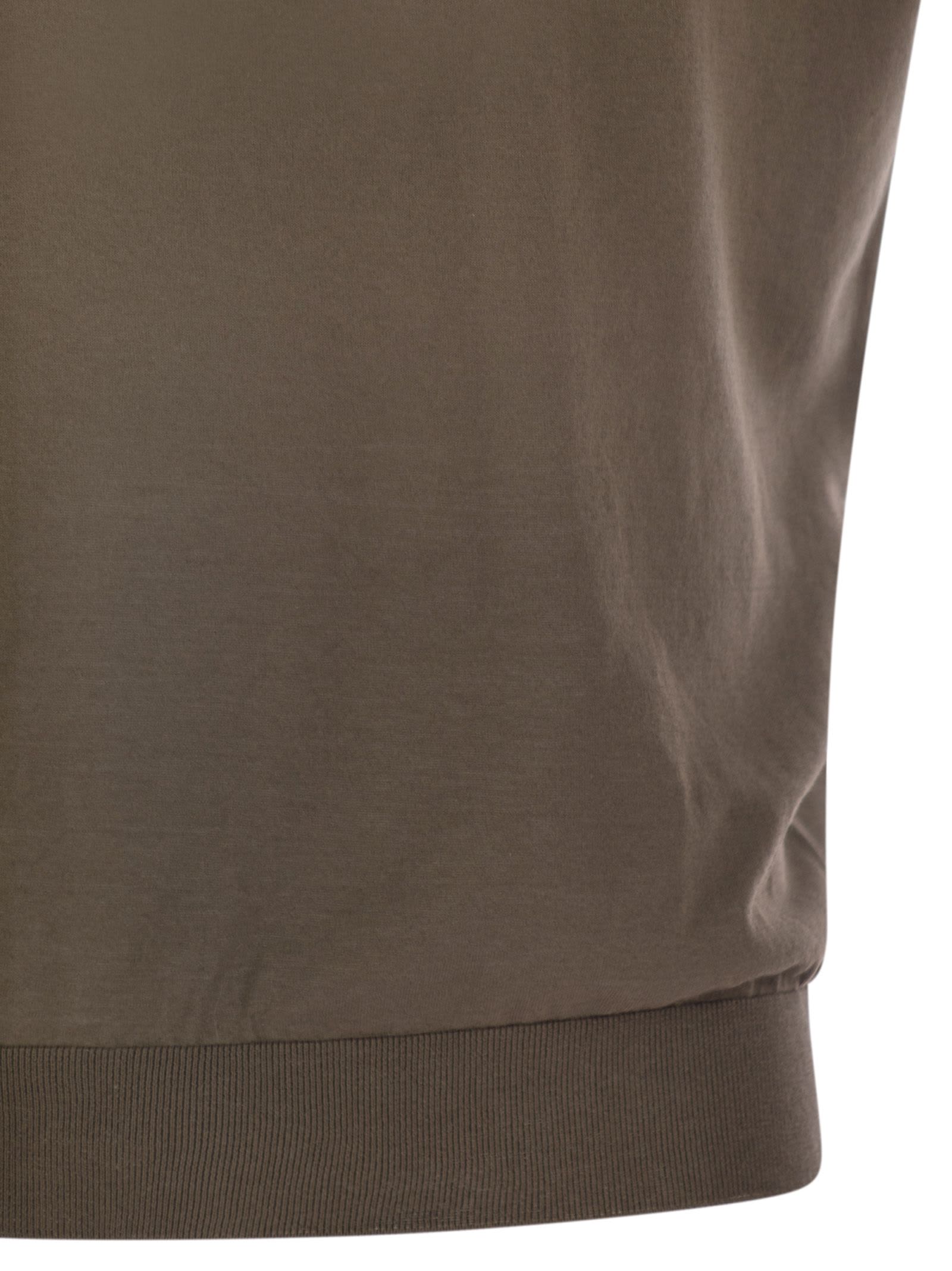 TAGLIATORE BASIC SHORT-SLEEVED COTTON T-SHIRT